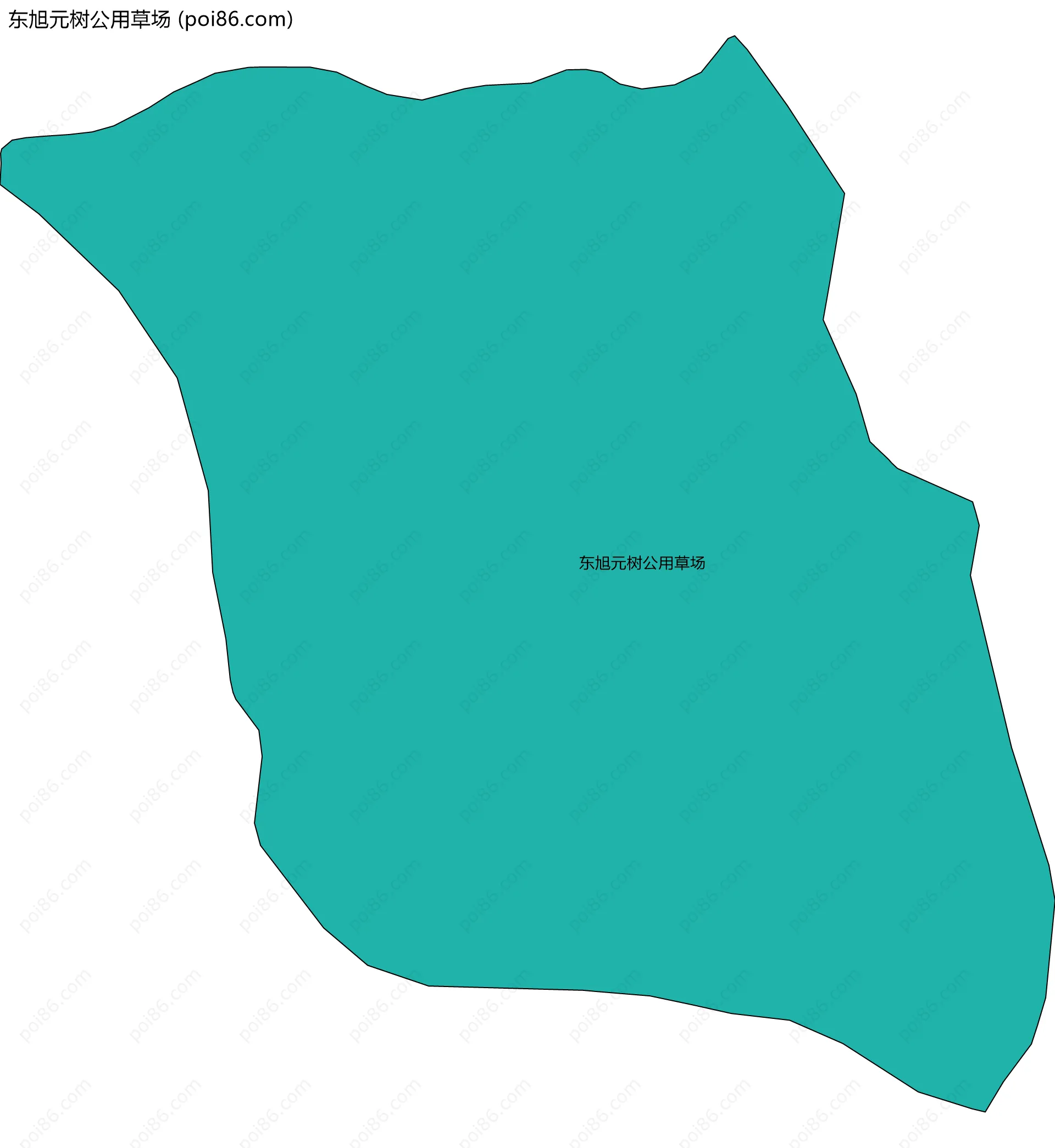 东旭元树公用草场边界地图