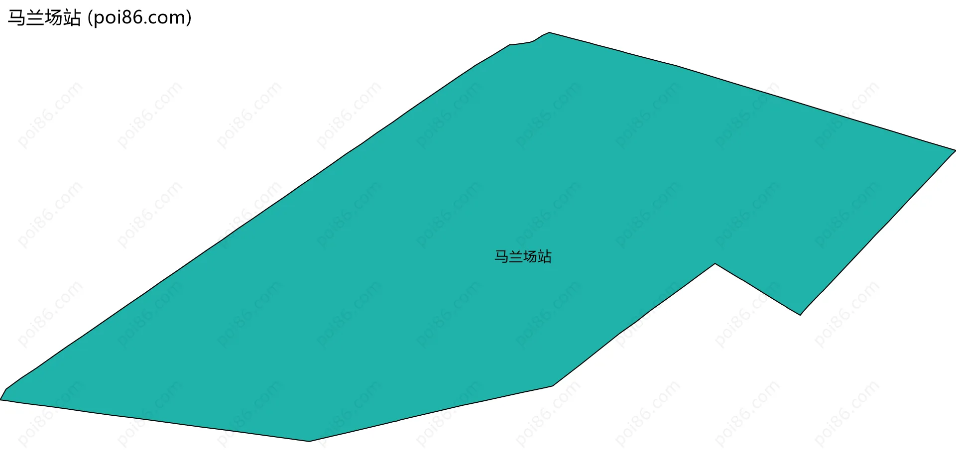 马兰场站边界地图