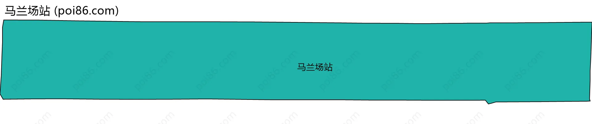 马兰场站边界地图