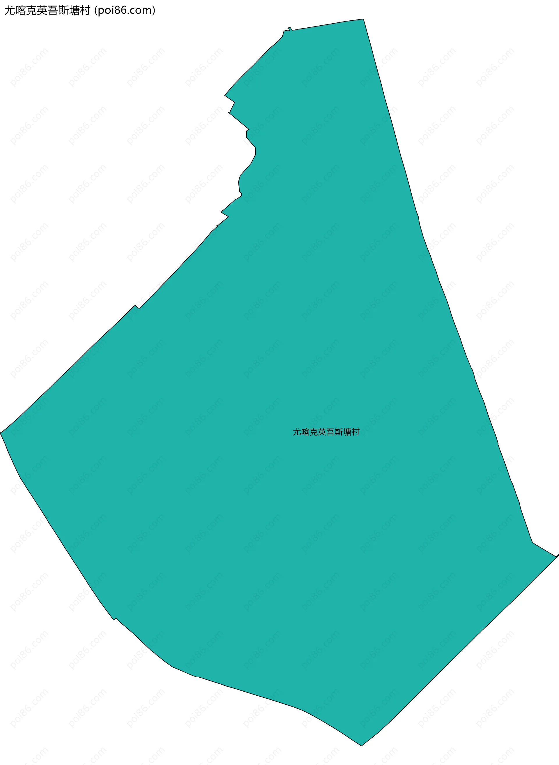 尤喀克英吾斯塘村边界地图