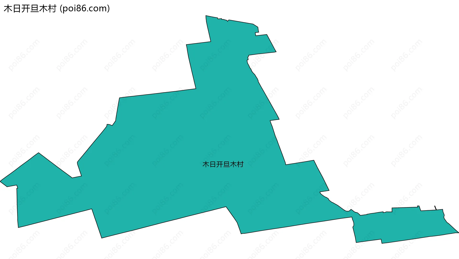 木日开旦木村边界地图