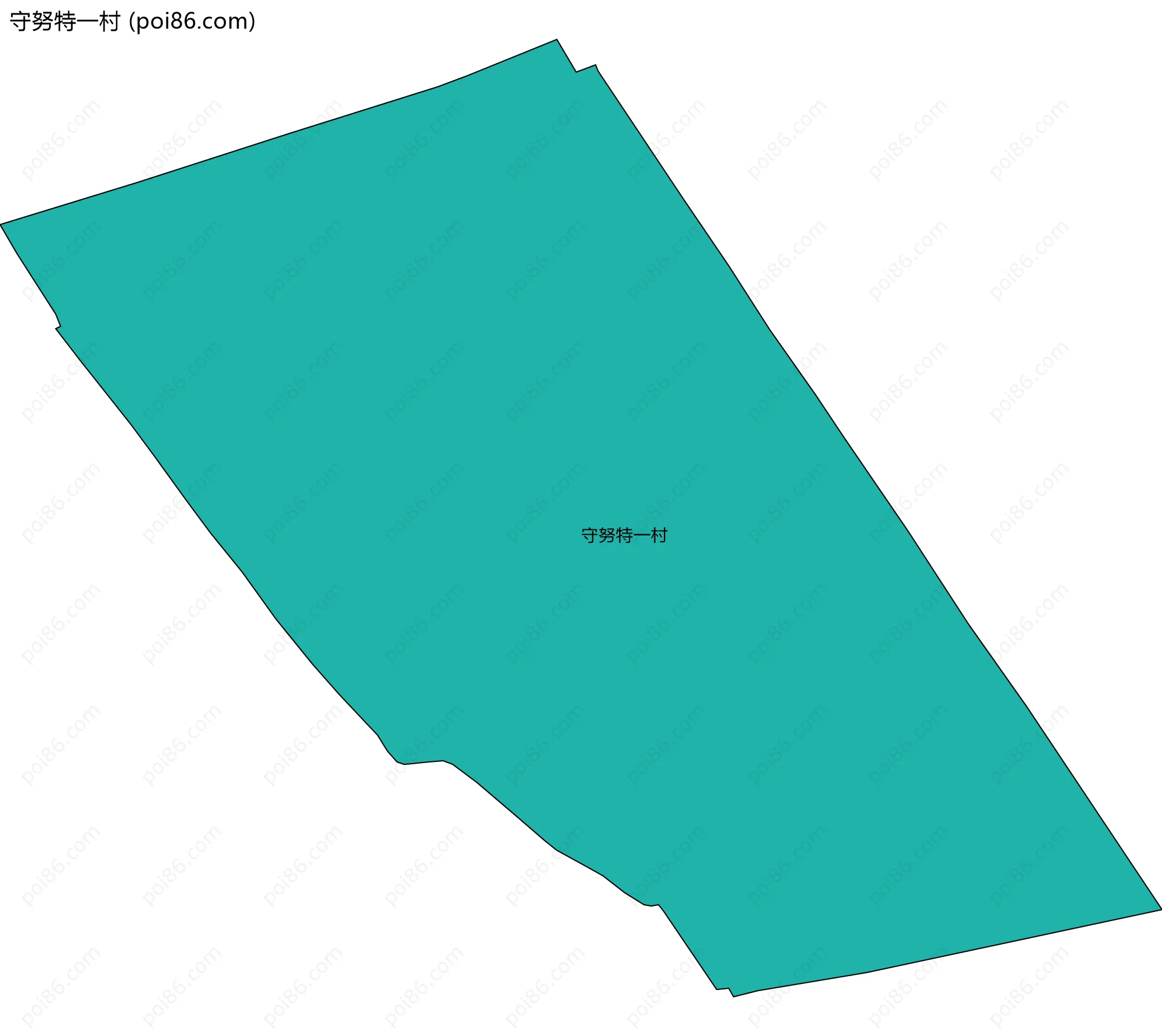 守努特一村边界地图