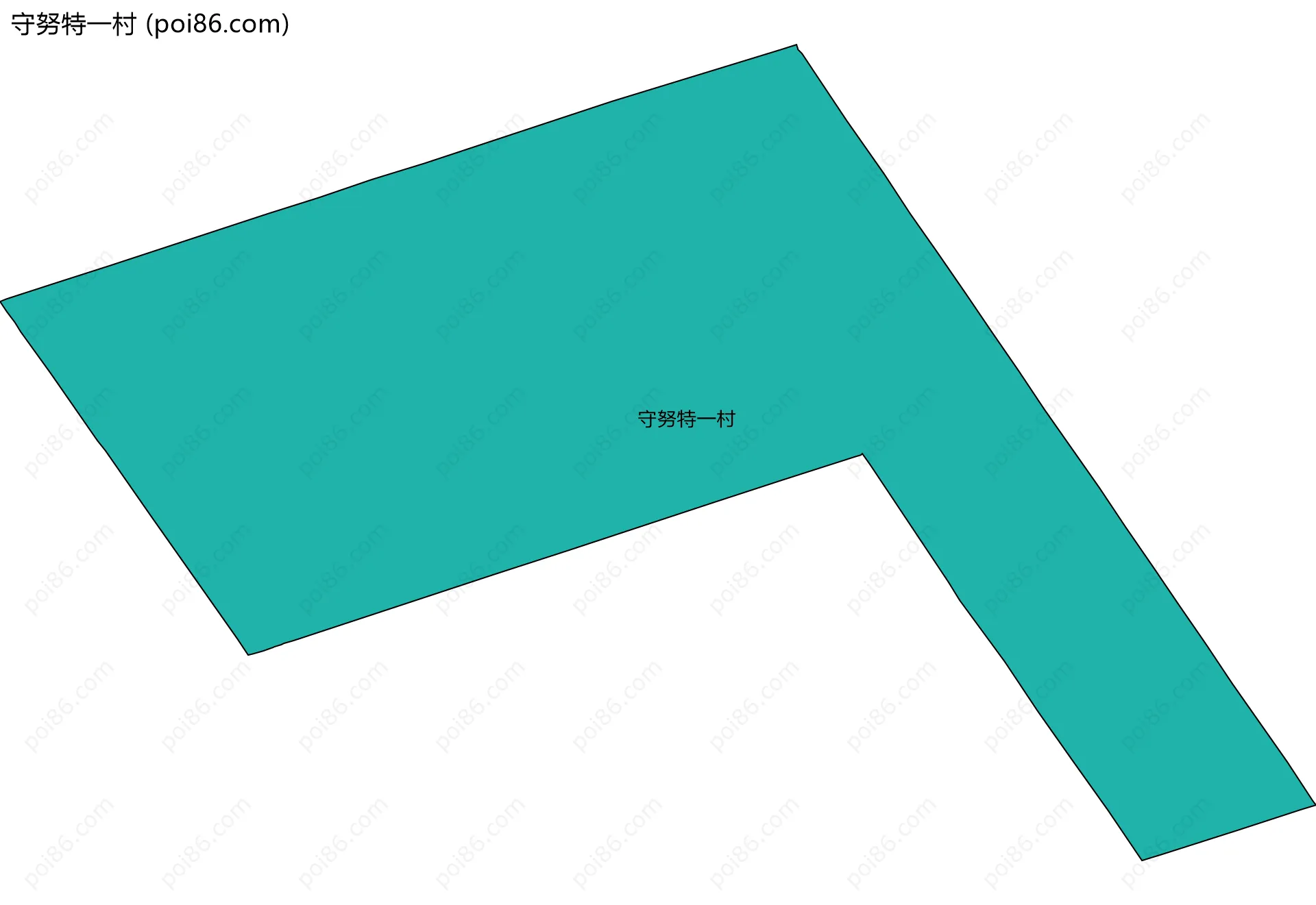 守努特一村边界地图