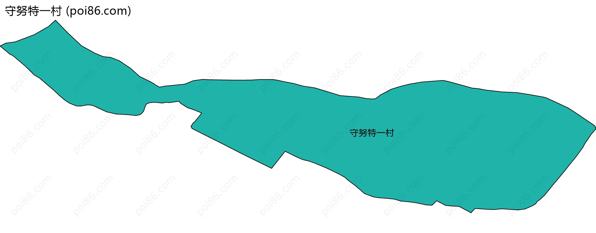 守努特一村边界地图