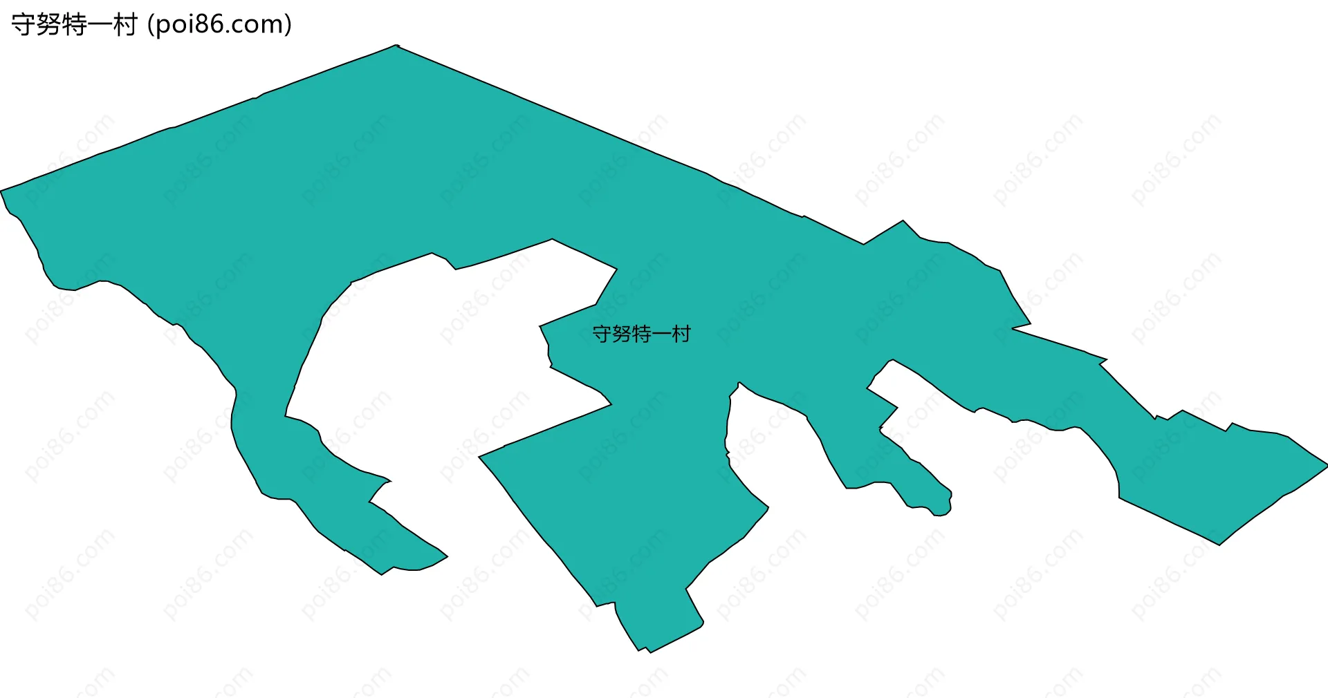 守努特一村边界地图