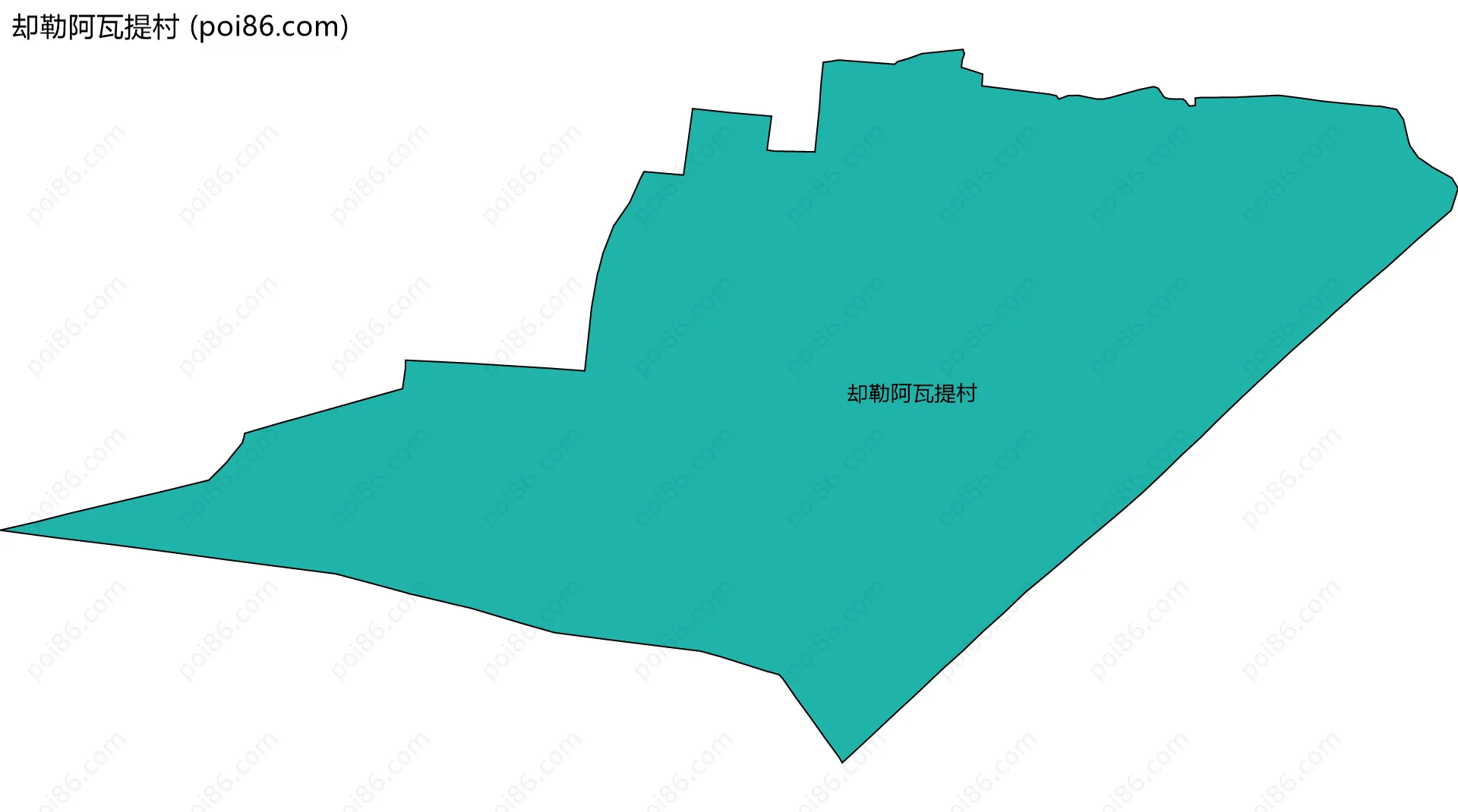 却勒阿瓦提村边界地图