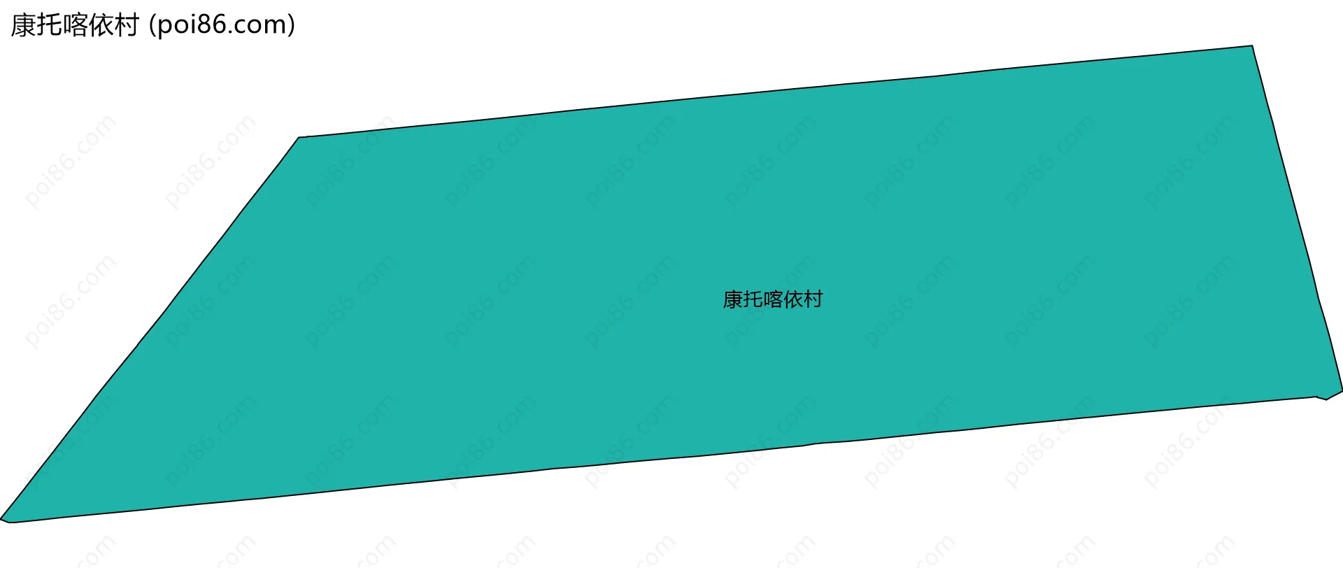 康托喀依村边界地图