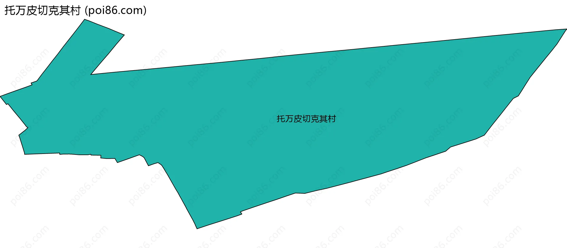 托万皮切克其村边界地图