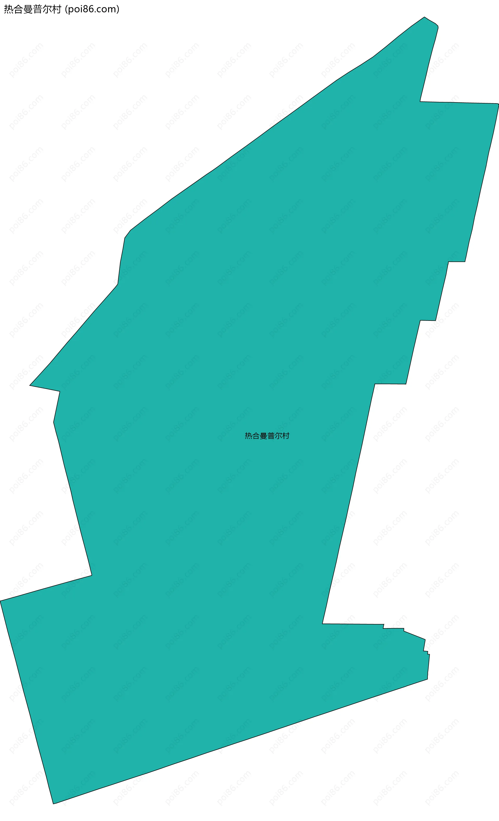热合曼普尔村边界地图