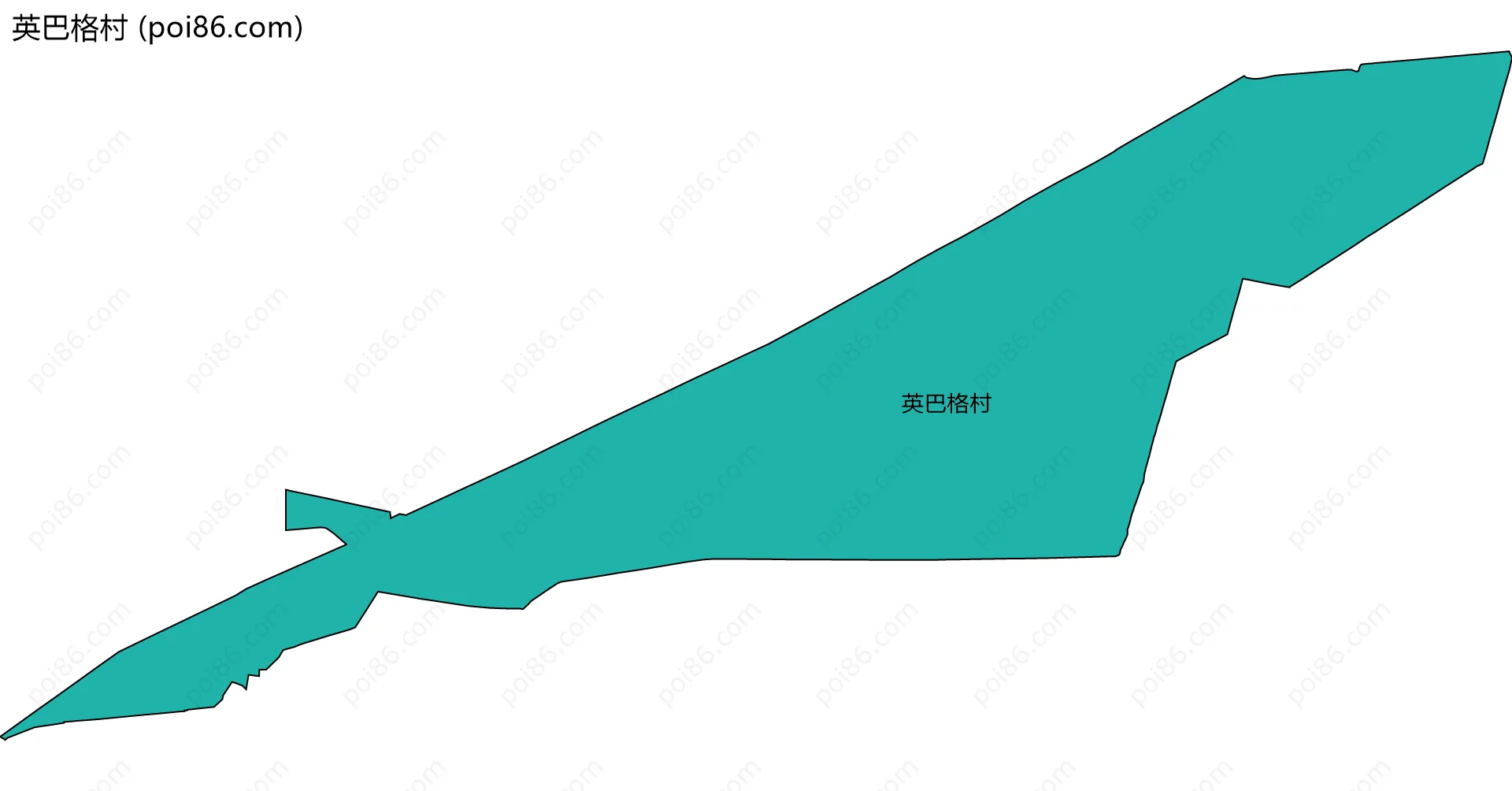 英巴格村边界地图