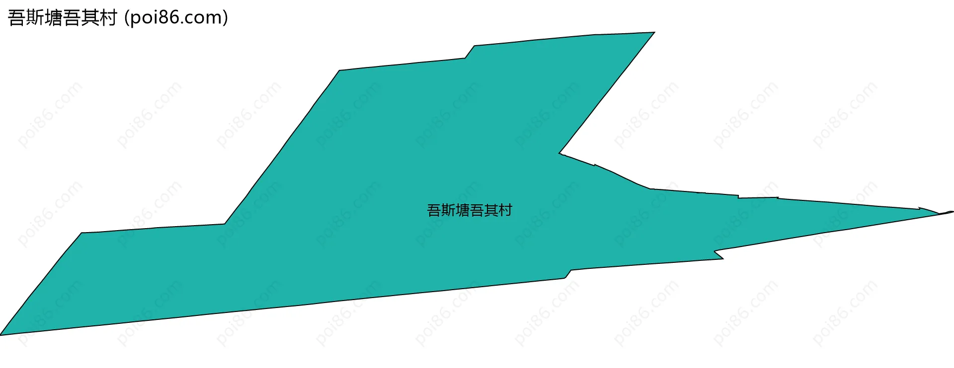 吾斯塘吾其村边界地图