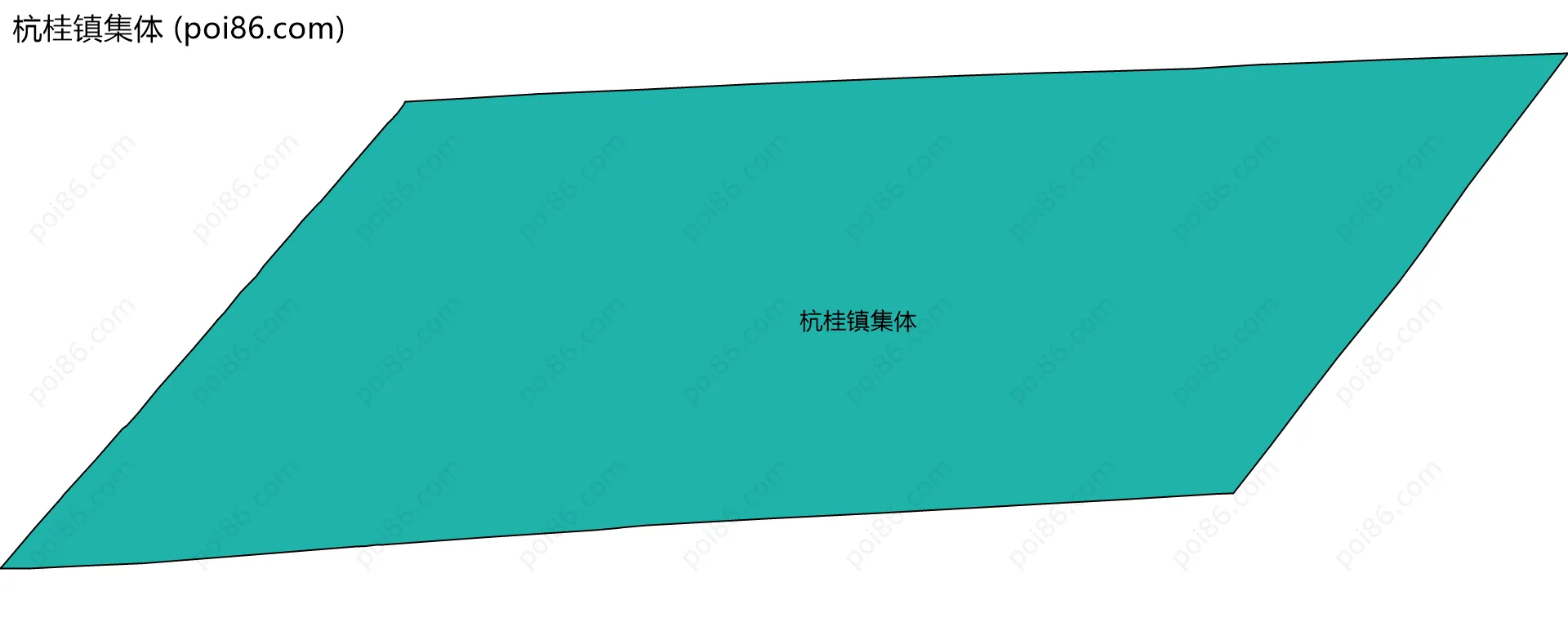 杭桂镇集体边界地图