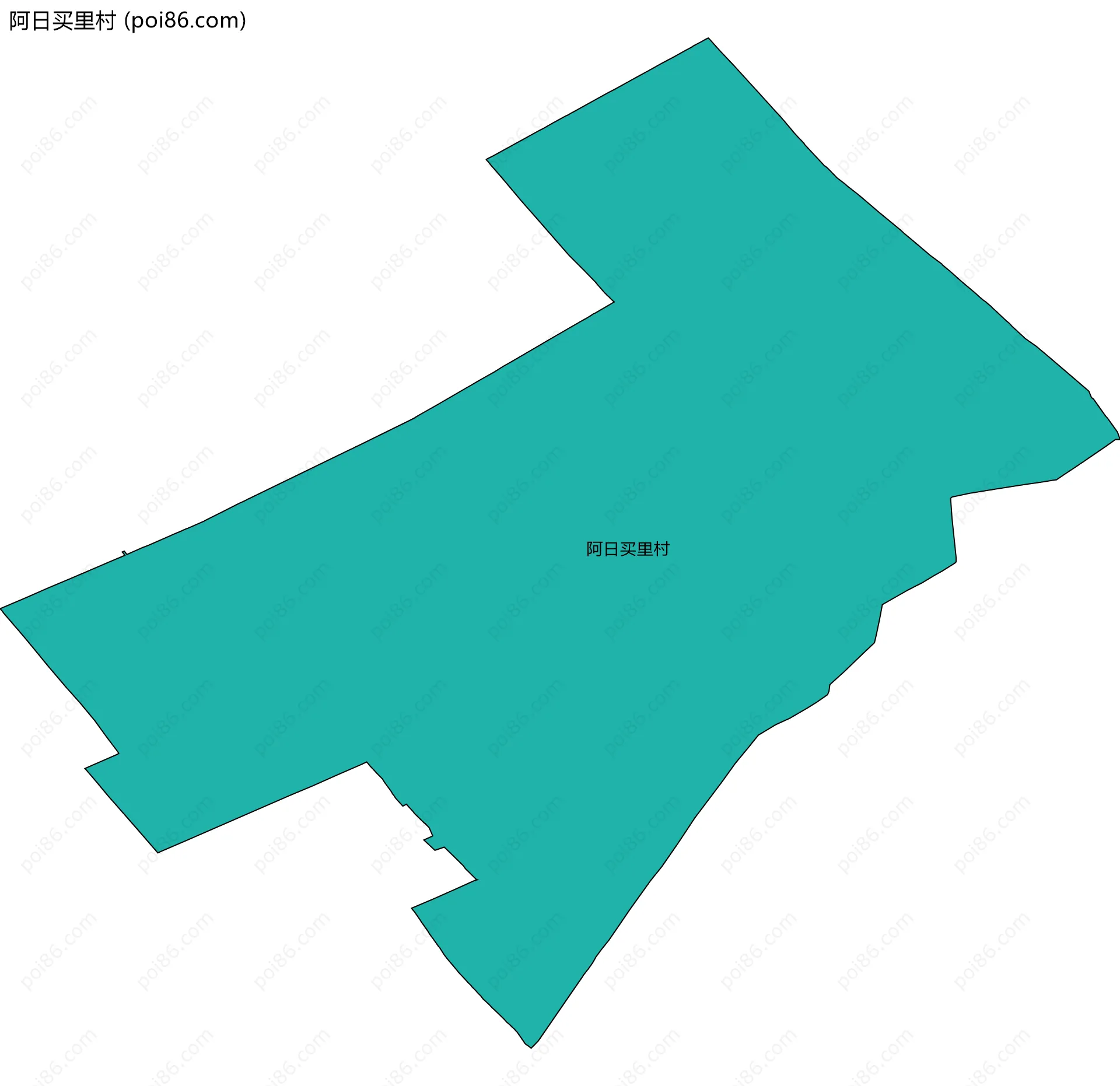 阿日买里村边界地图