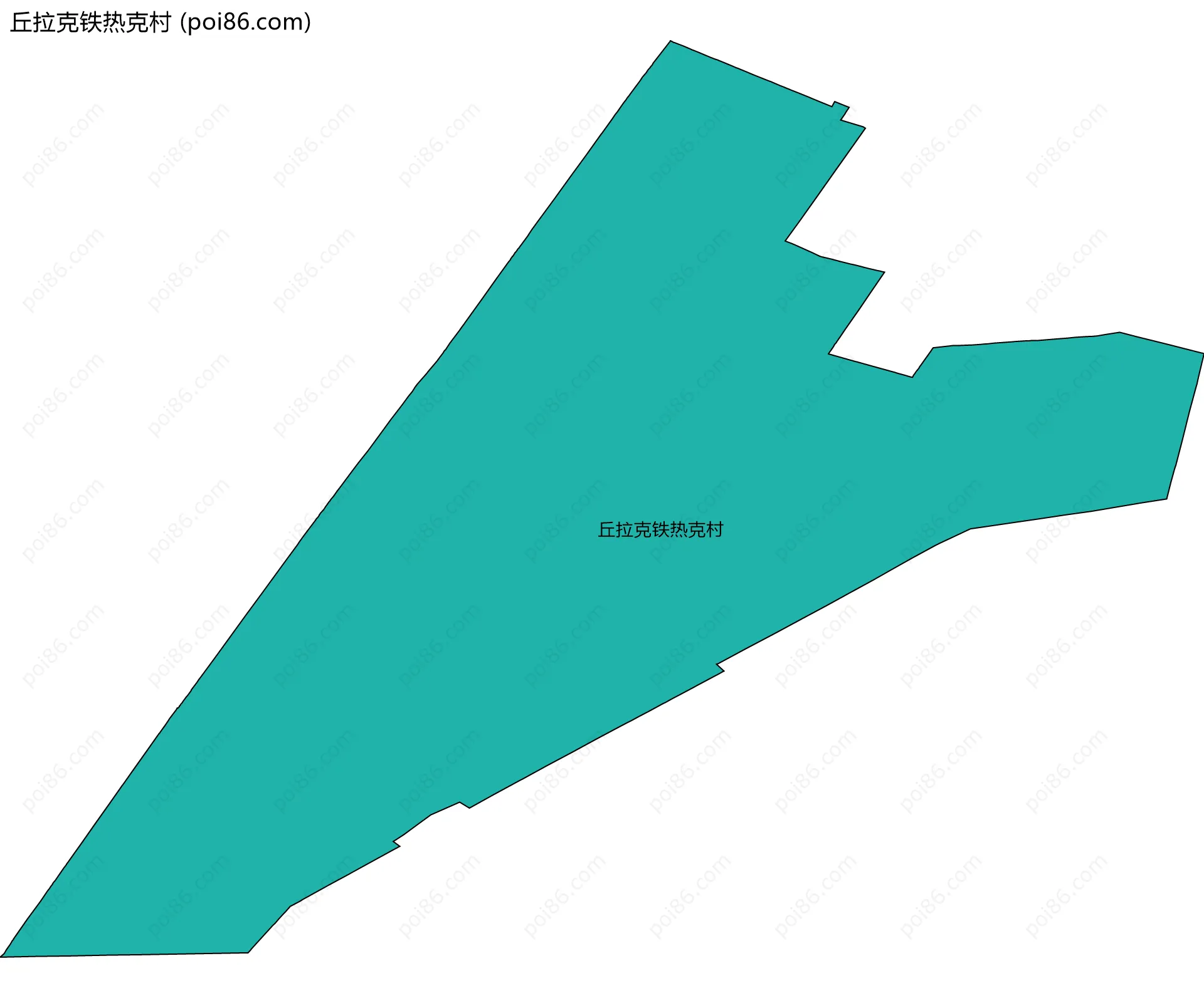 丘拉克铁热克村边界地图