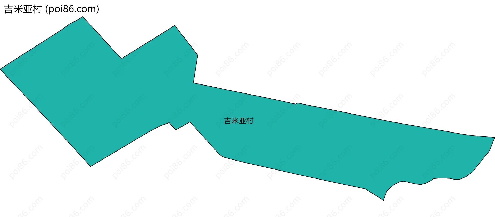 吉米亚村边界地图