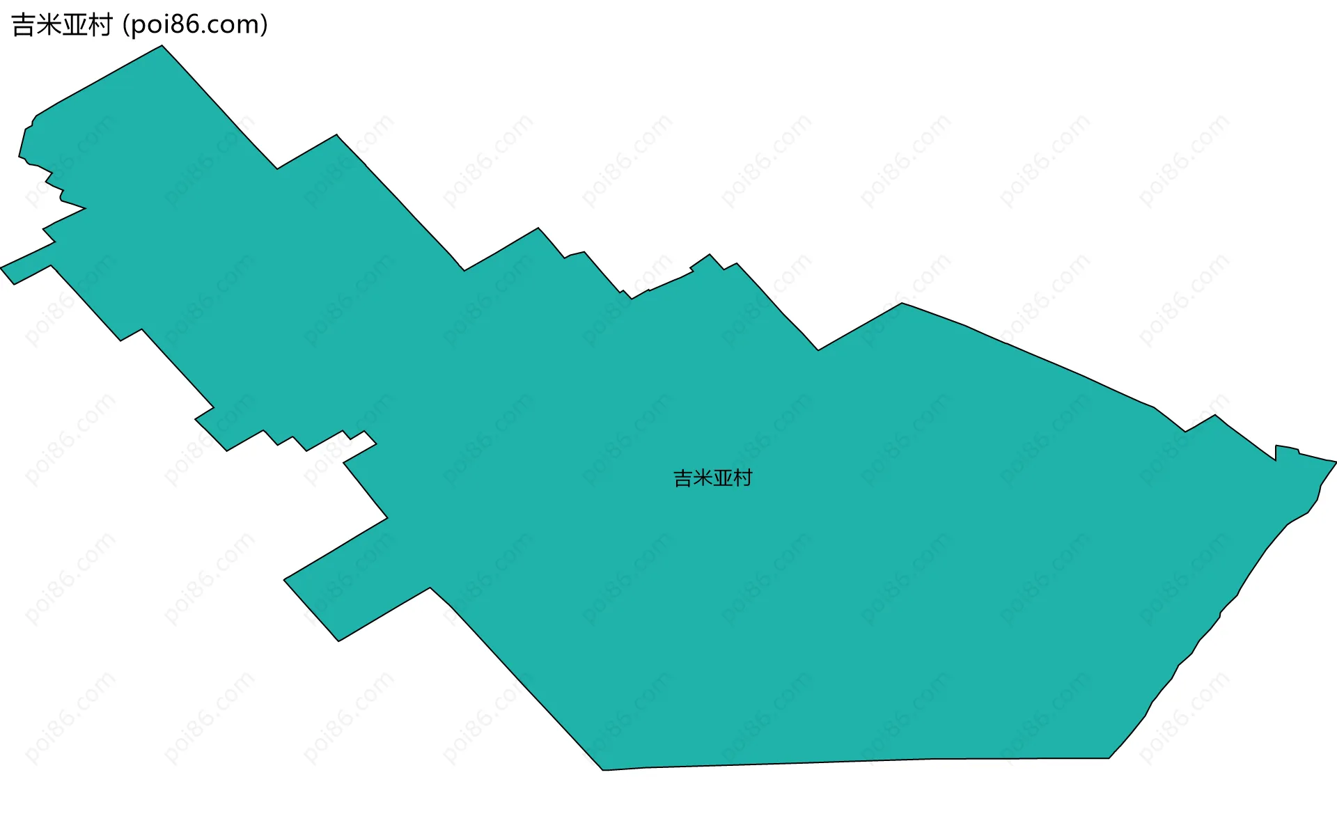 吉米亚村边界地图
