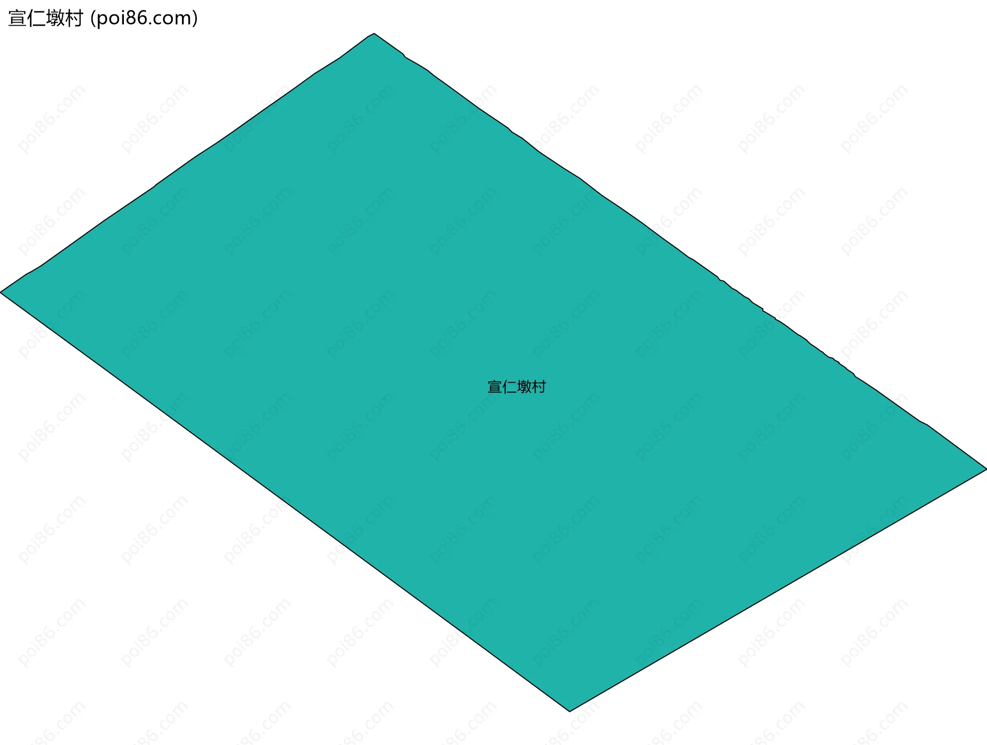宣仁墩村边界地图