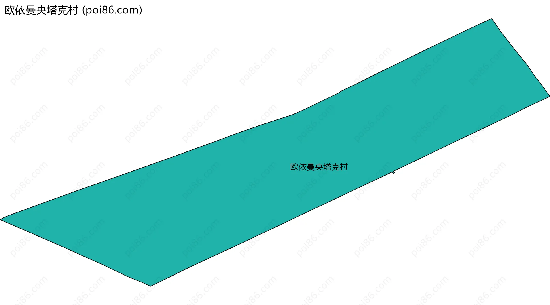 欧依曼央塔克村边界地图