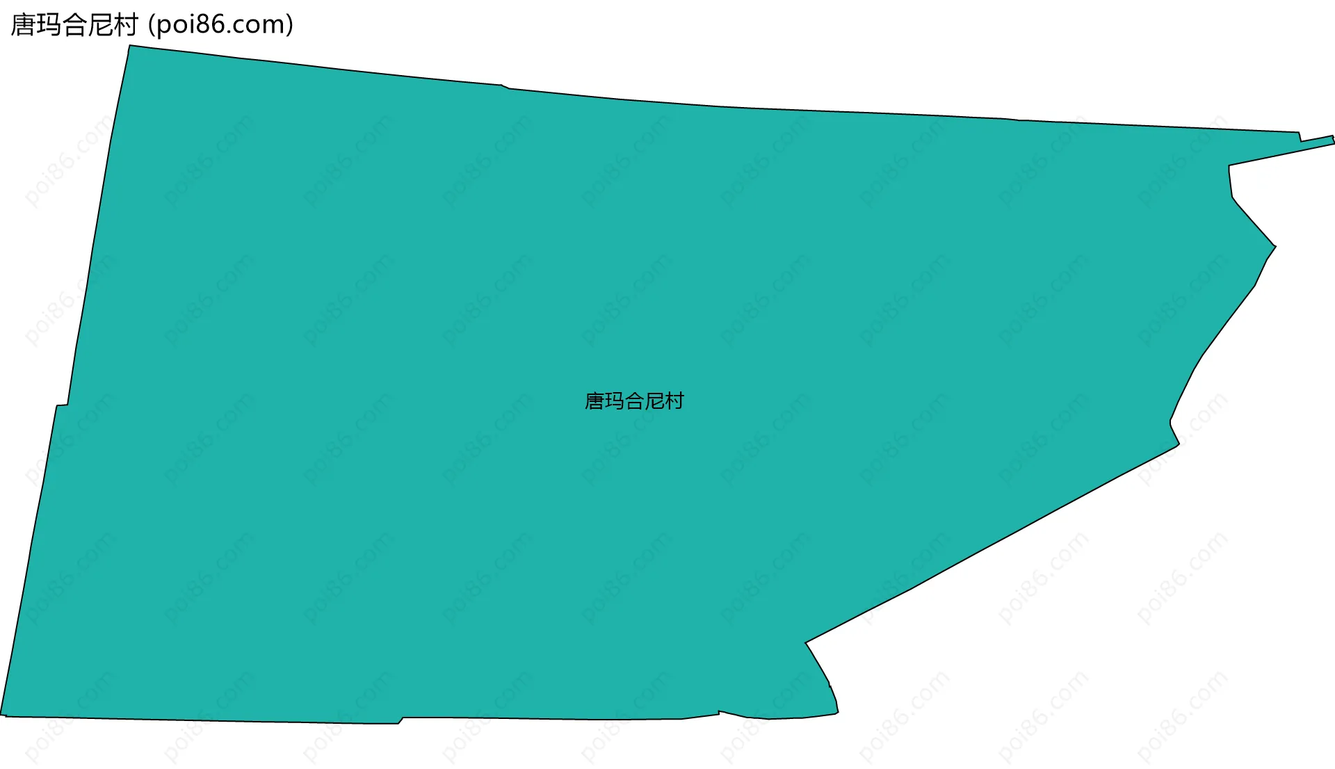 唐玛合尼村边界地图