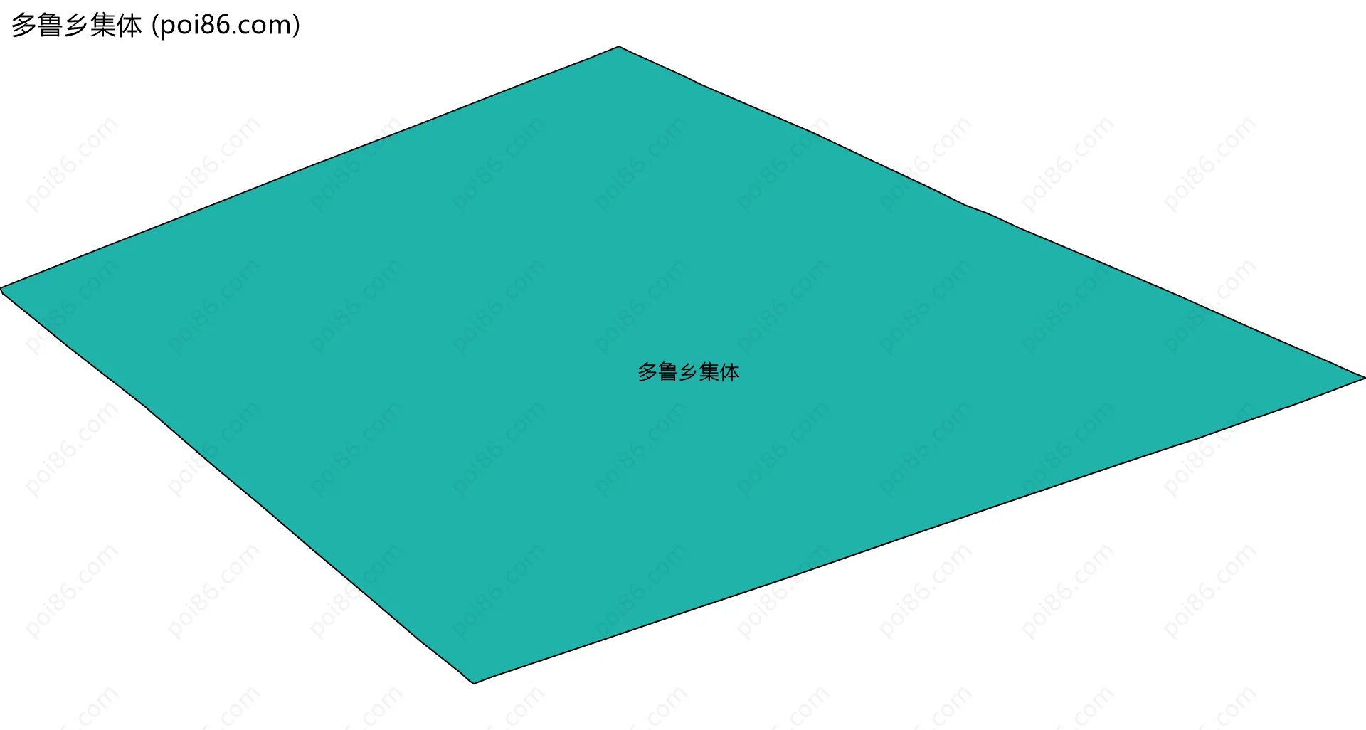 多鲁乡集体边界地图