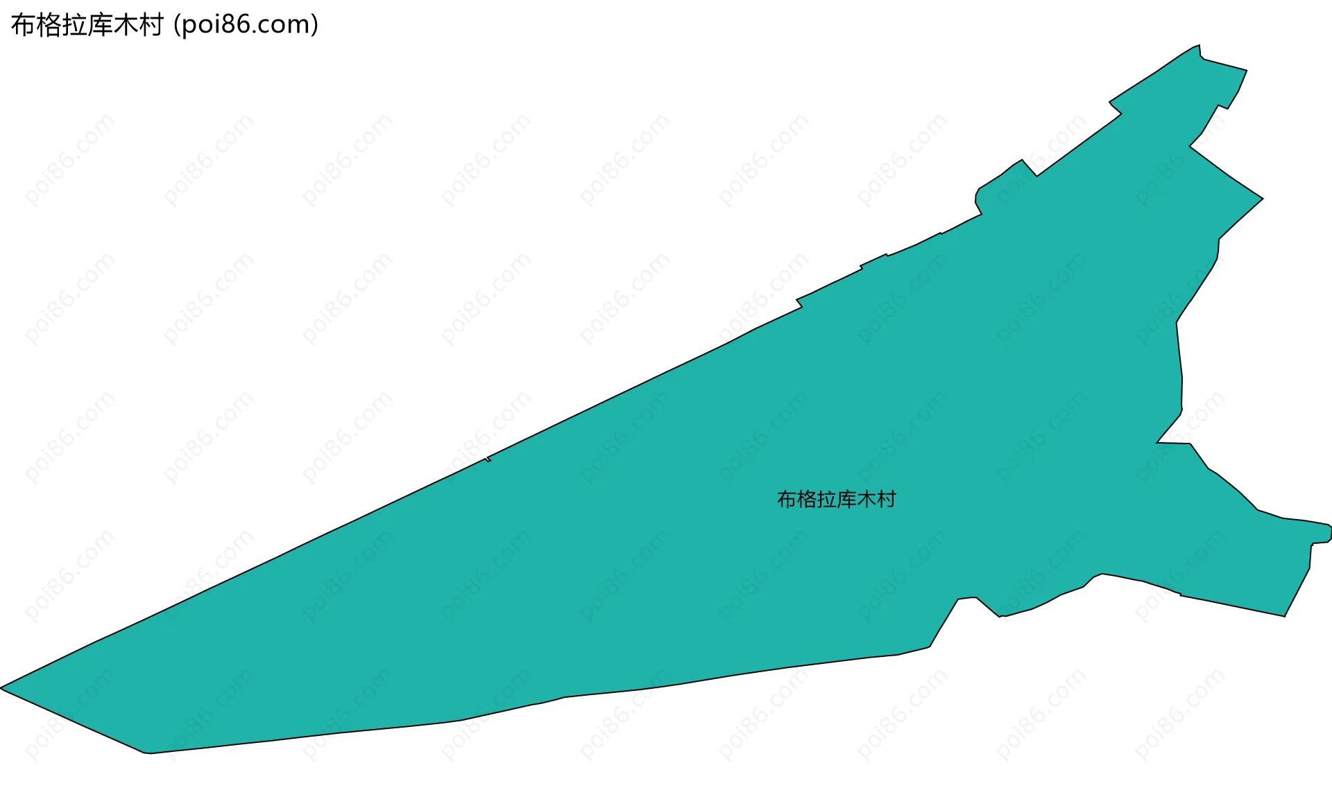 布格拉库木村边界地图