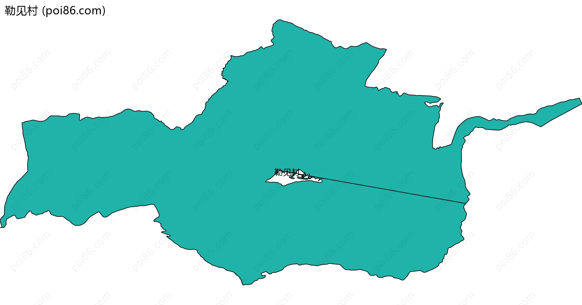 勒见村边界地图