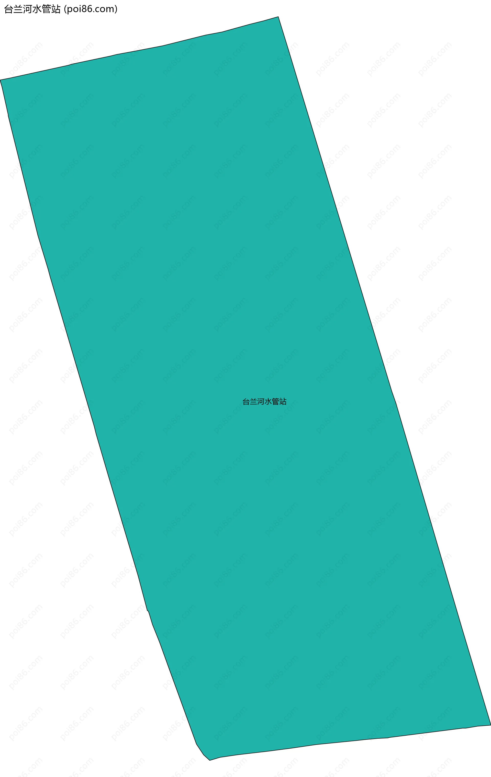 台兰河水管站边界地图