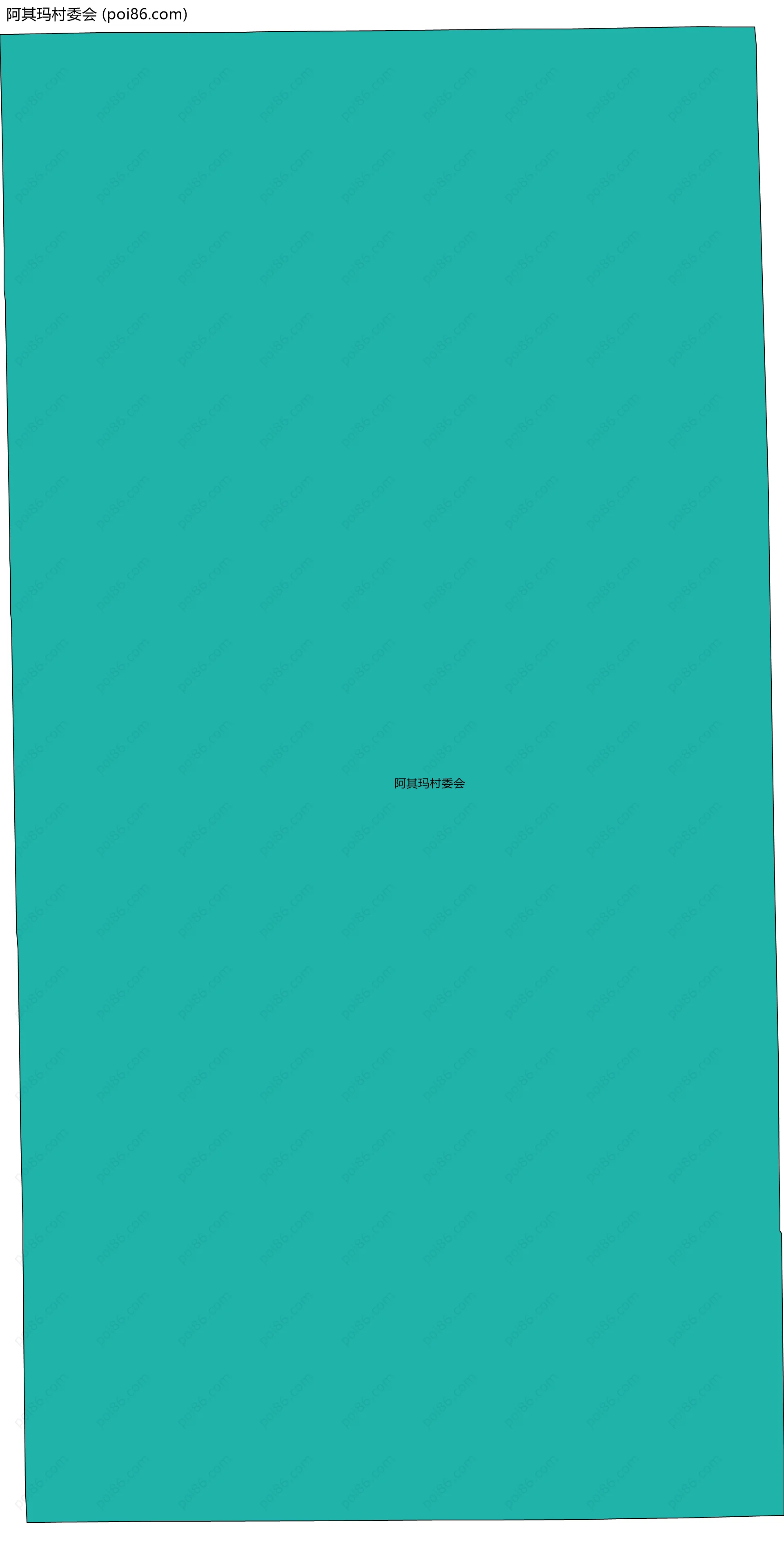 阿其玛村委会边界地图