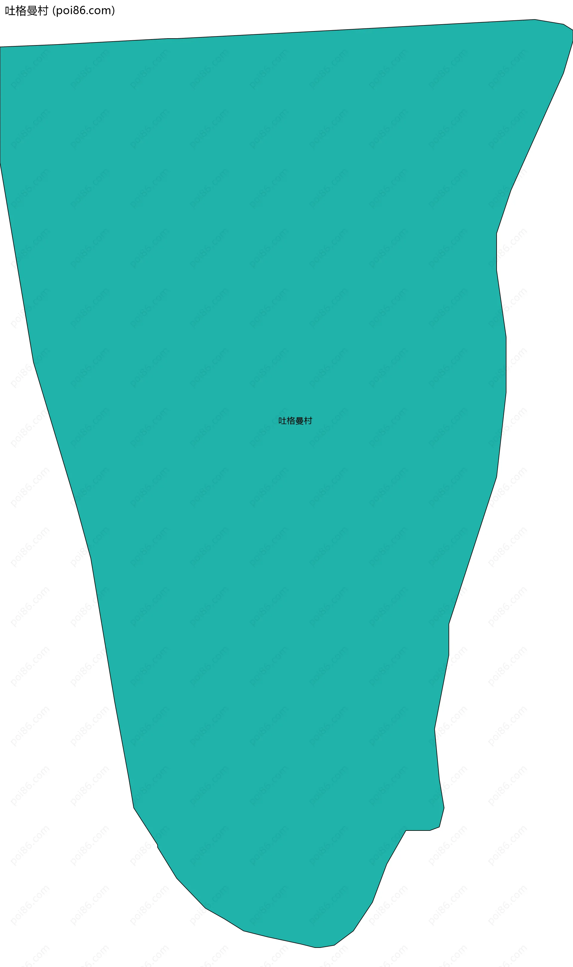 吐格曼村边界地图