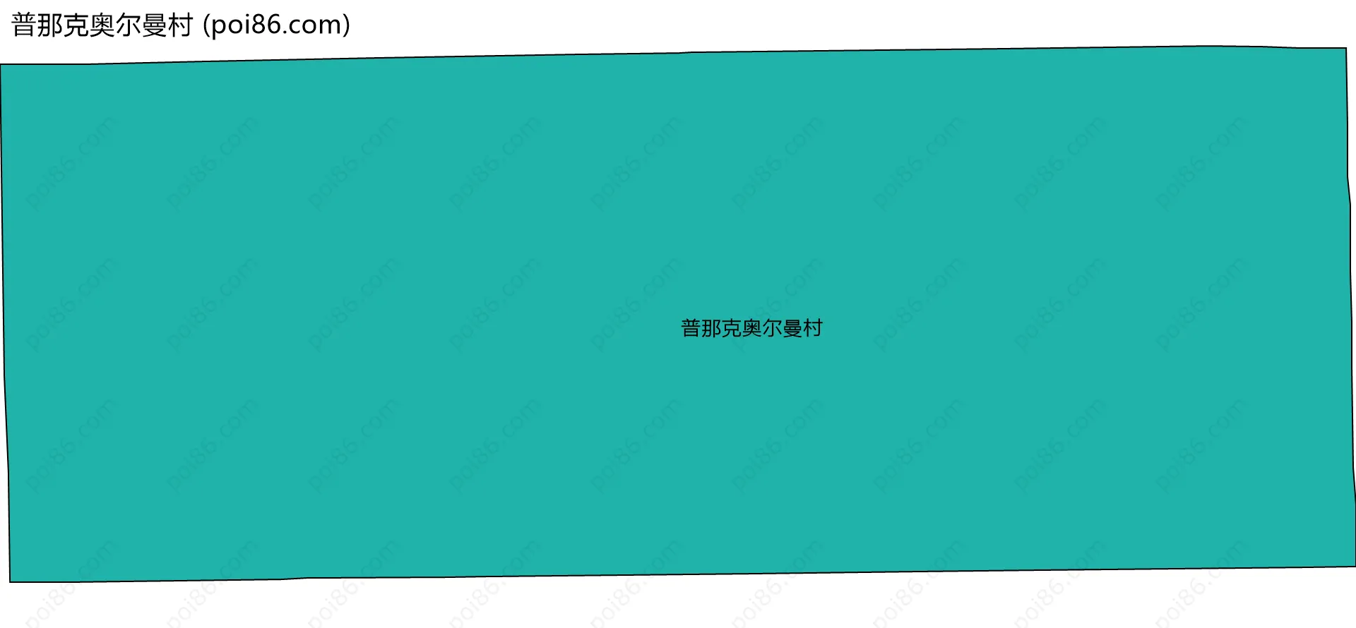 普那克奥尔曼村边界地图