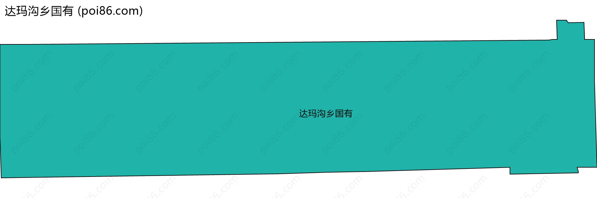 达玛沟乡国有边界地图