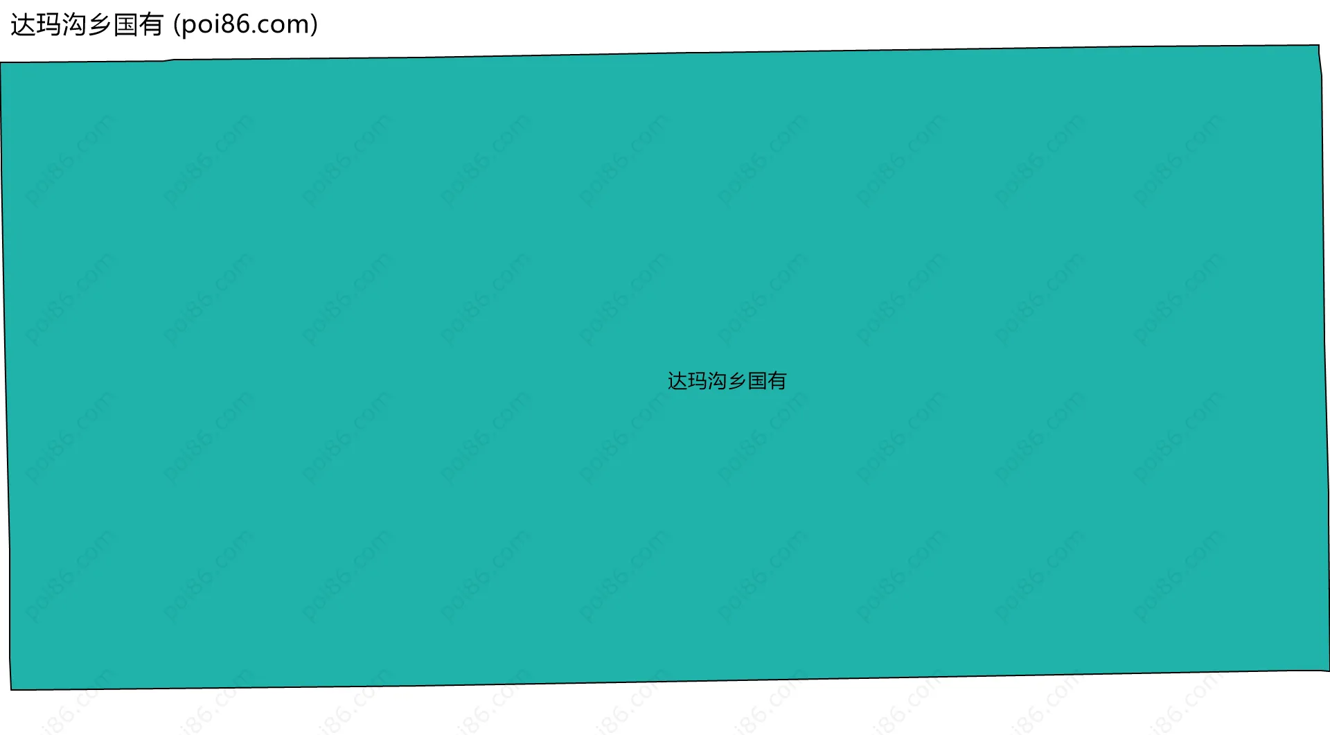 达玛沟乡国有边界地图