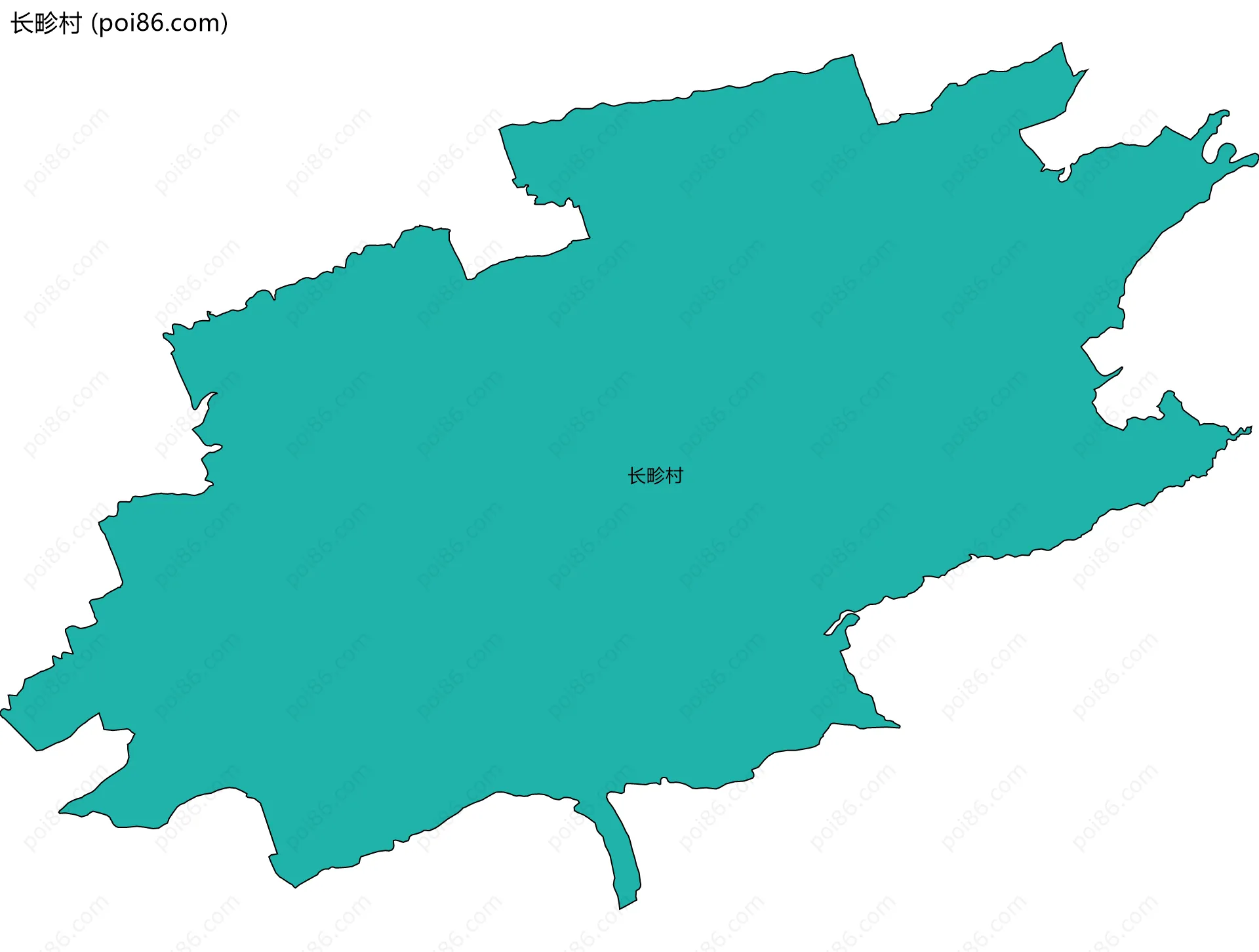 长畛村边界地图