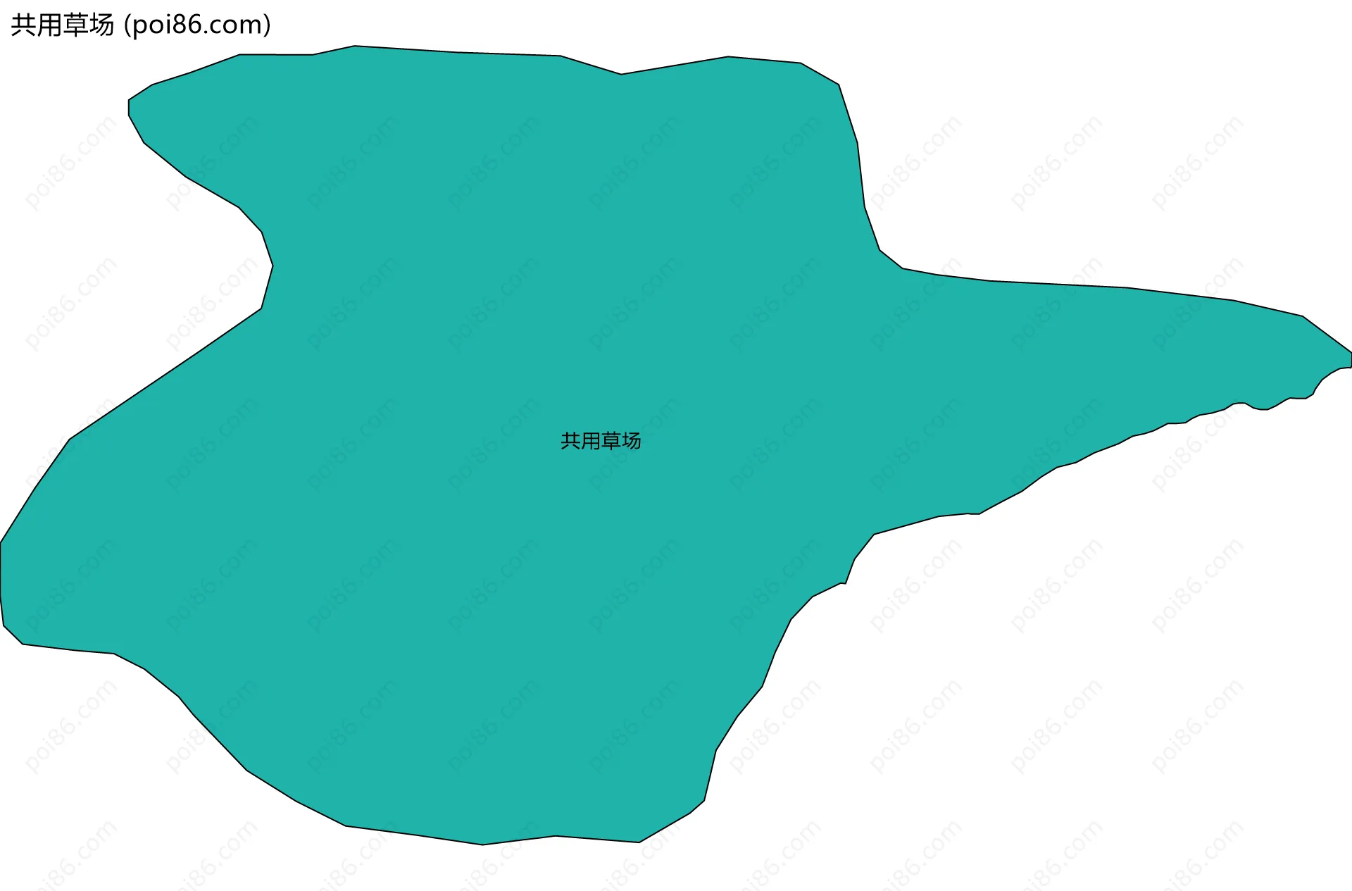 共用草场边界地图
