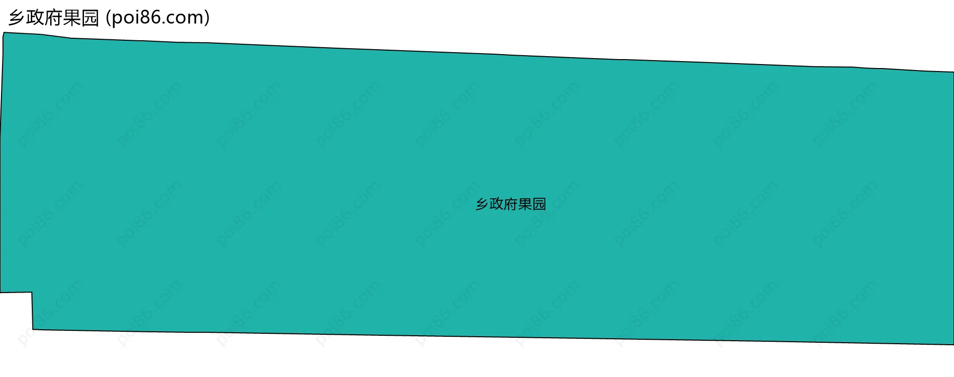 乡政府果园边界地图