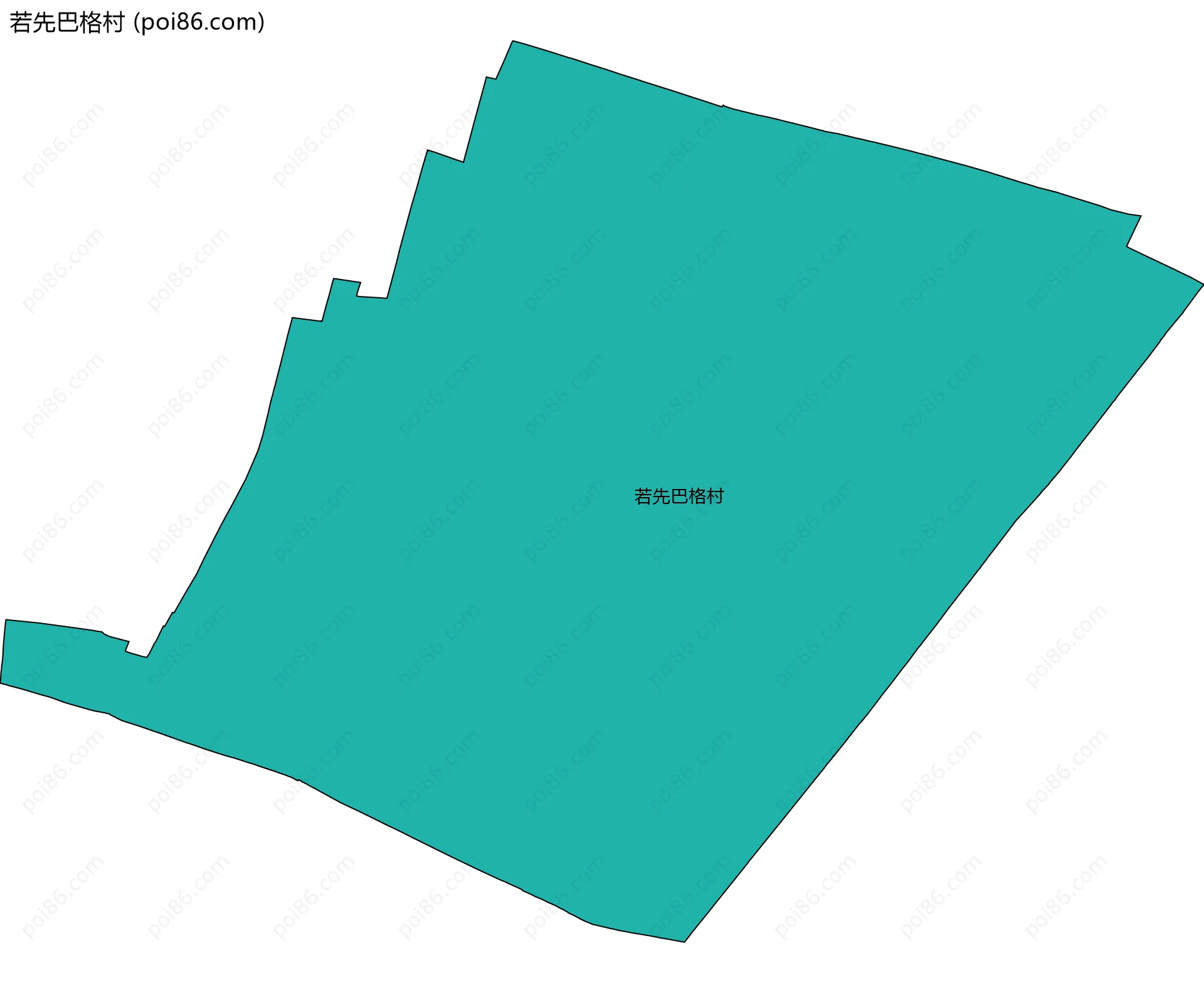 若先巴格村边界地图