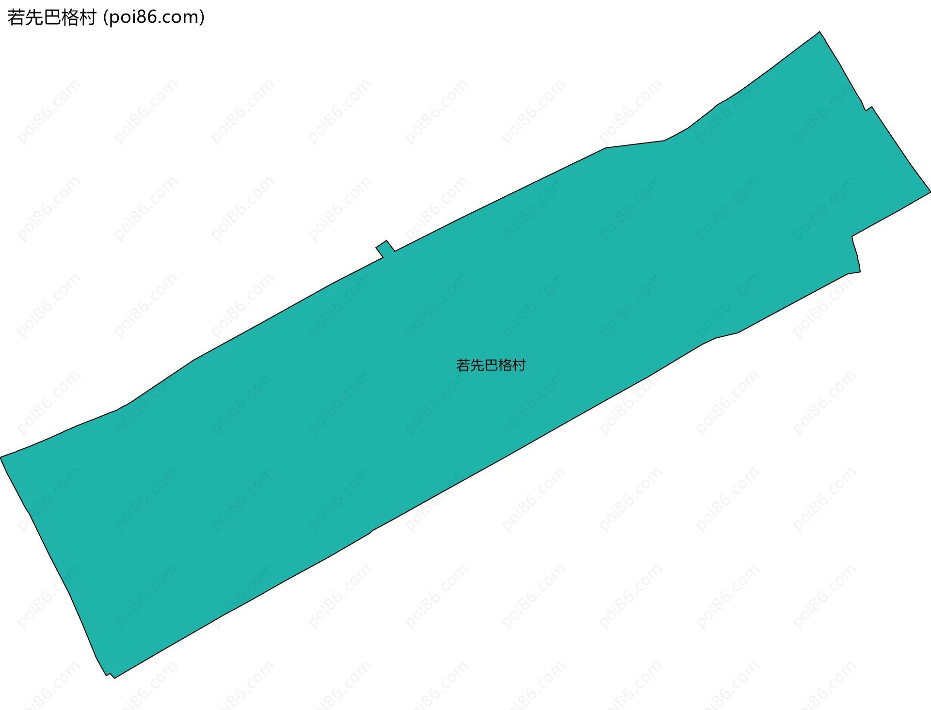 若先巴格村边界地图