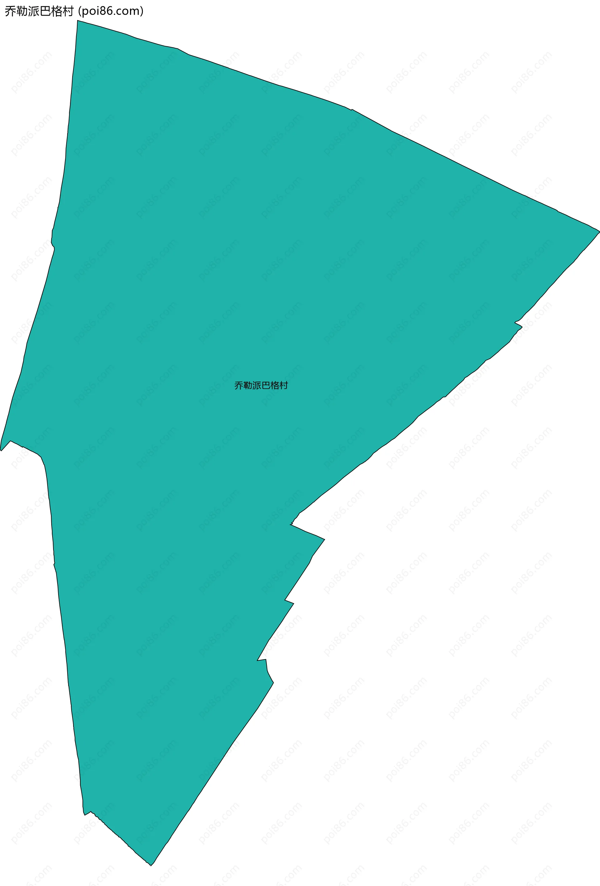 乔勒派巴格村边界地图