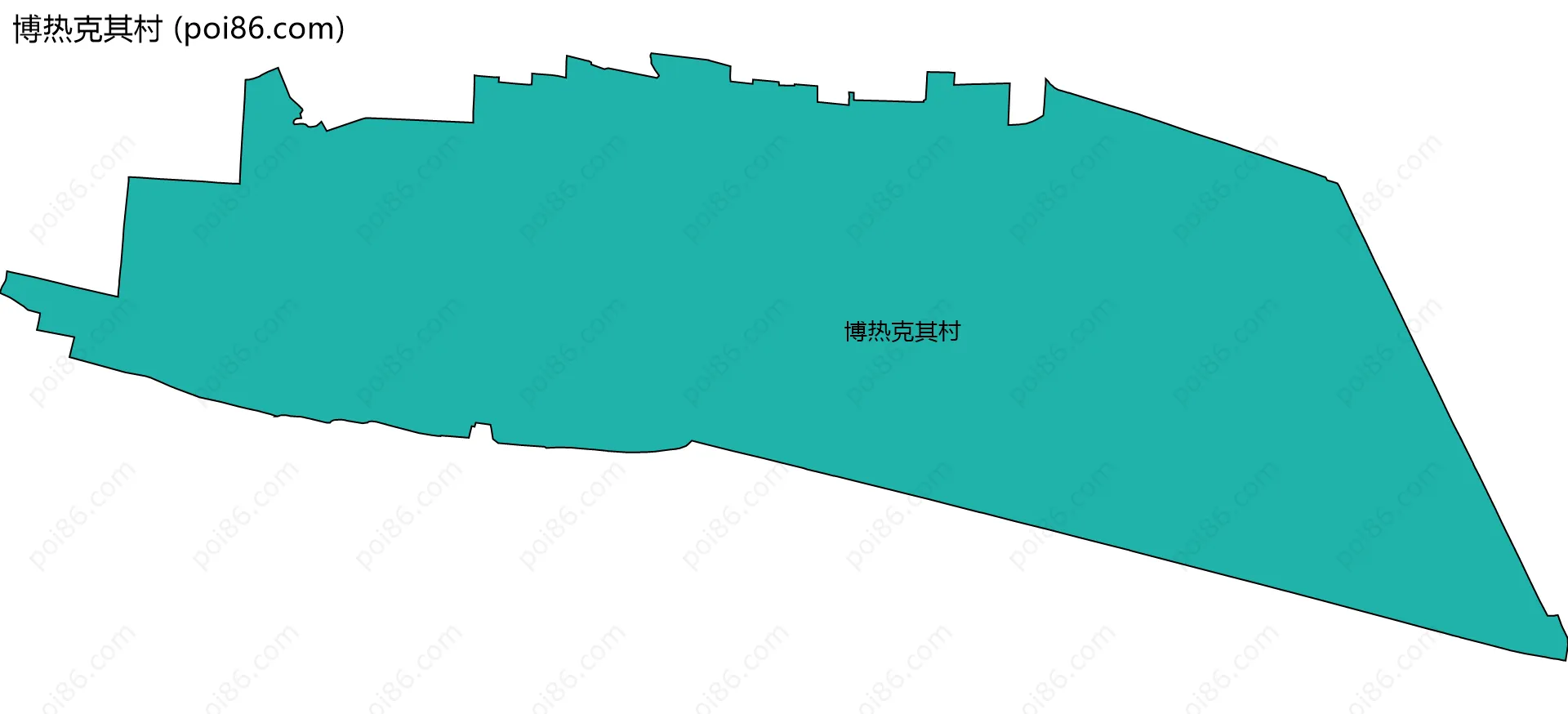 博热克其村边界地图