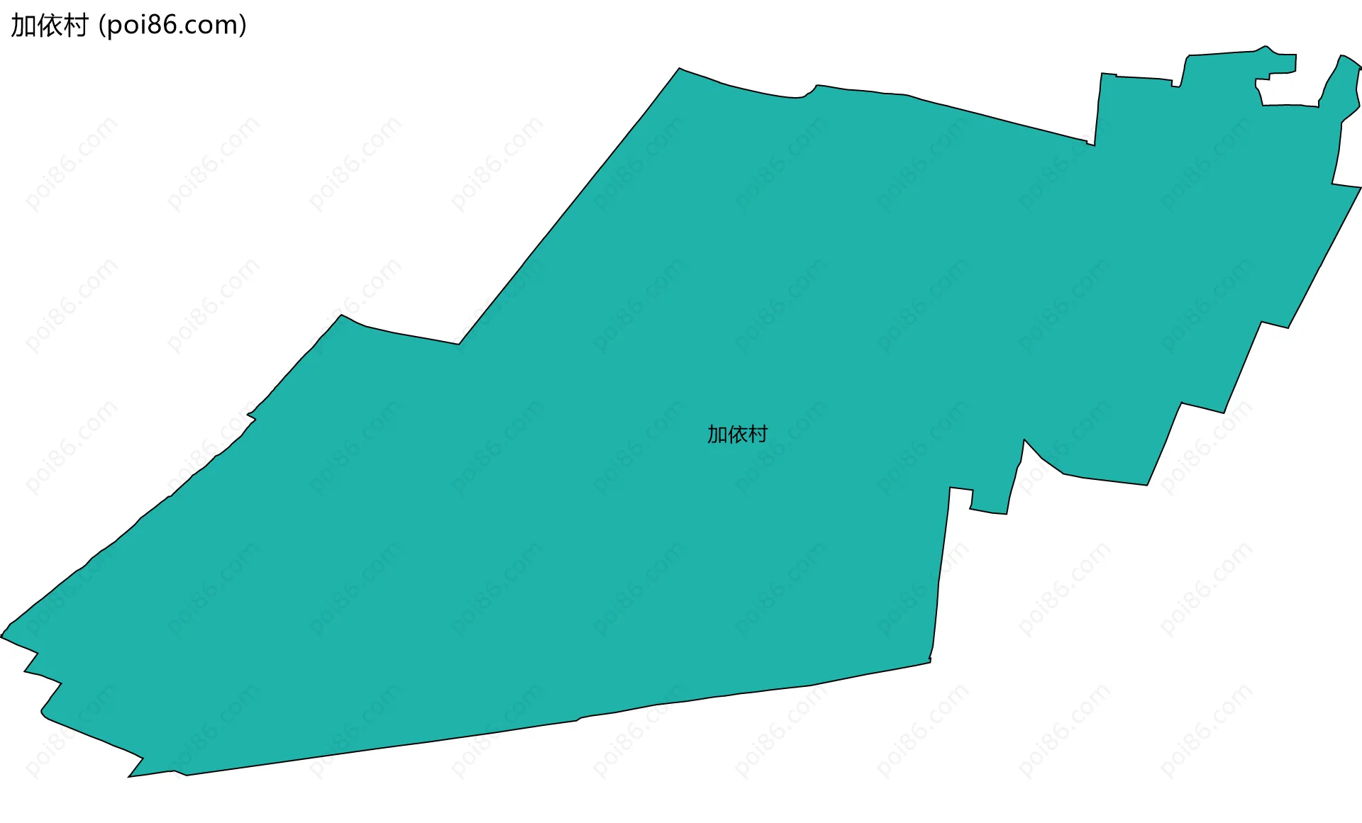 加依村边界地图