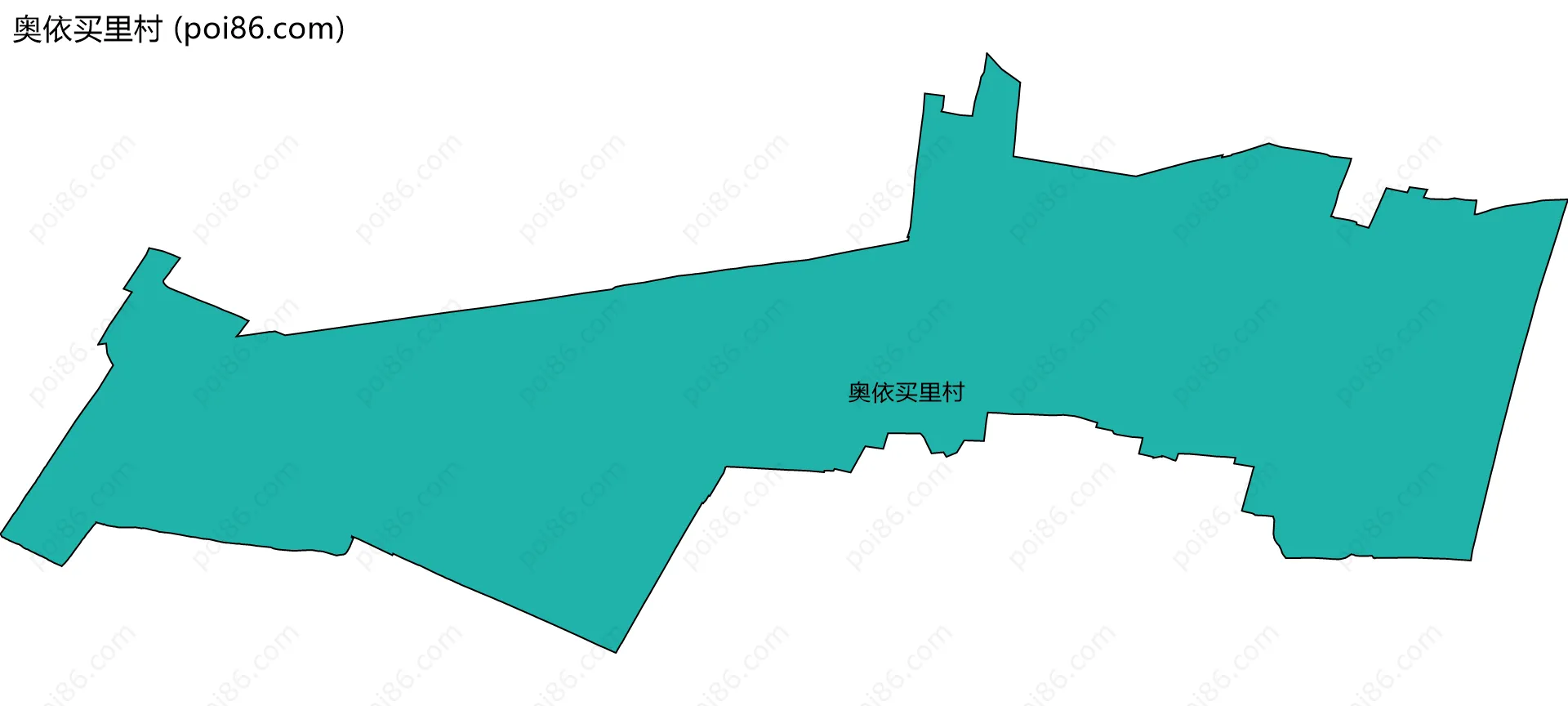 奥依买里村边界地图