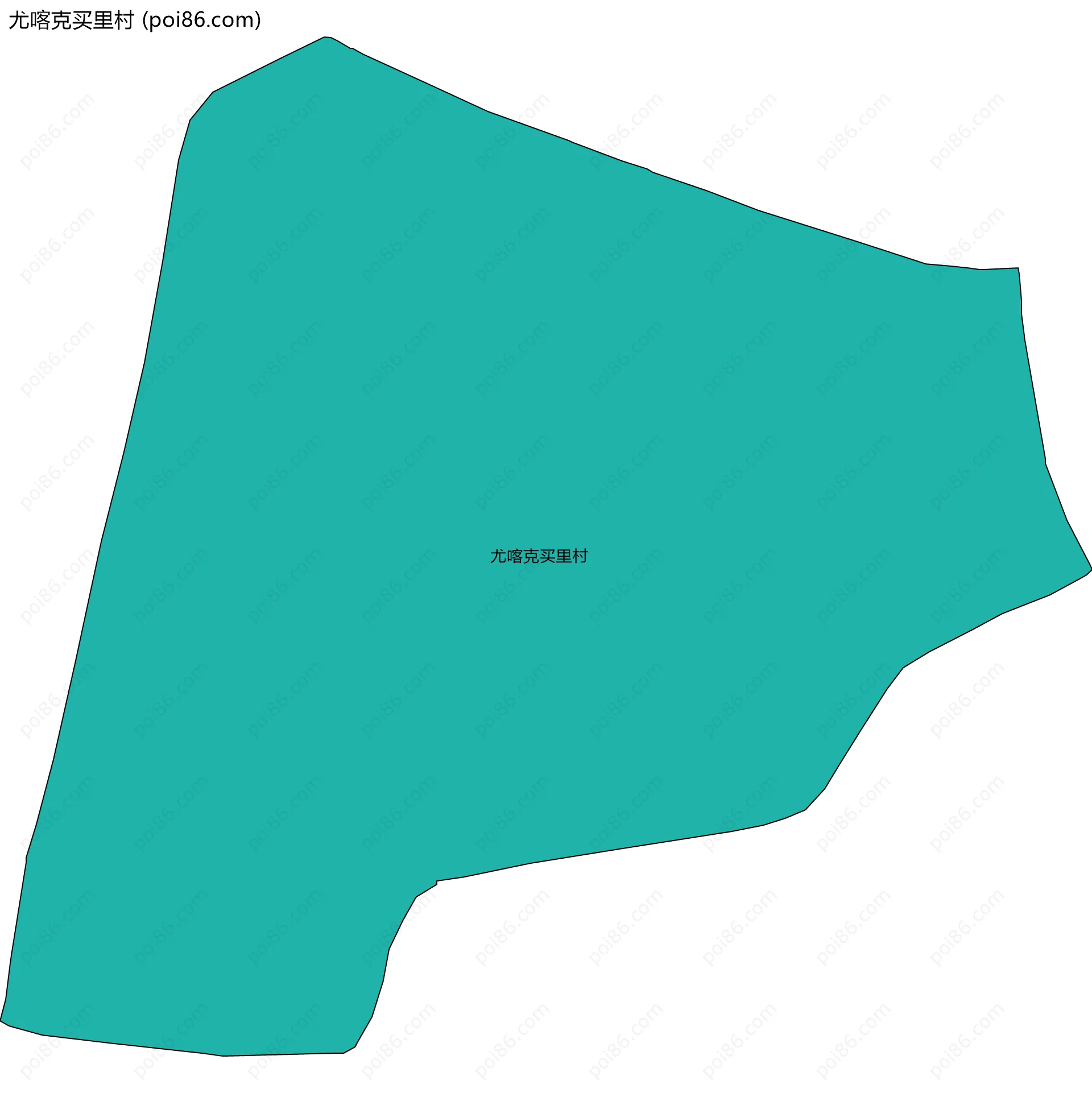 尤喀克买里村边界地图