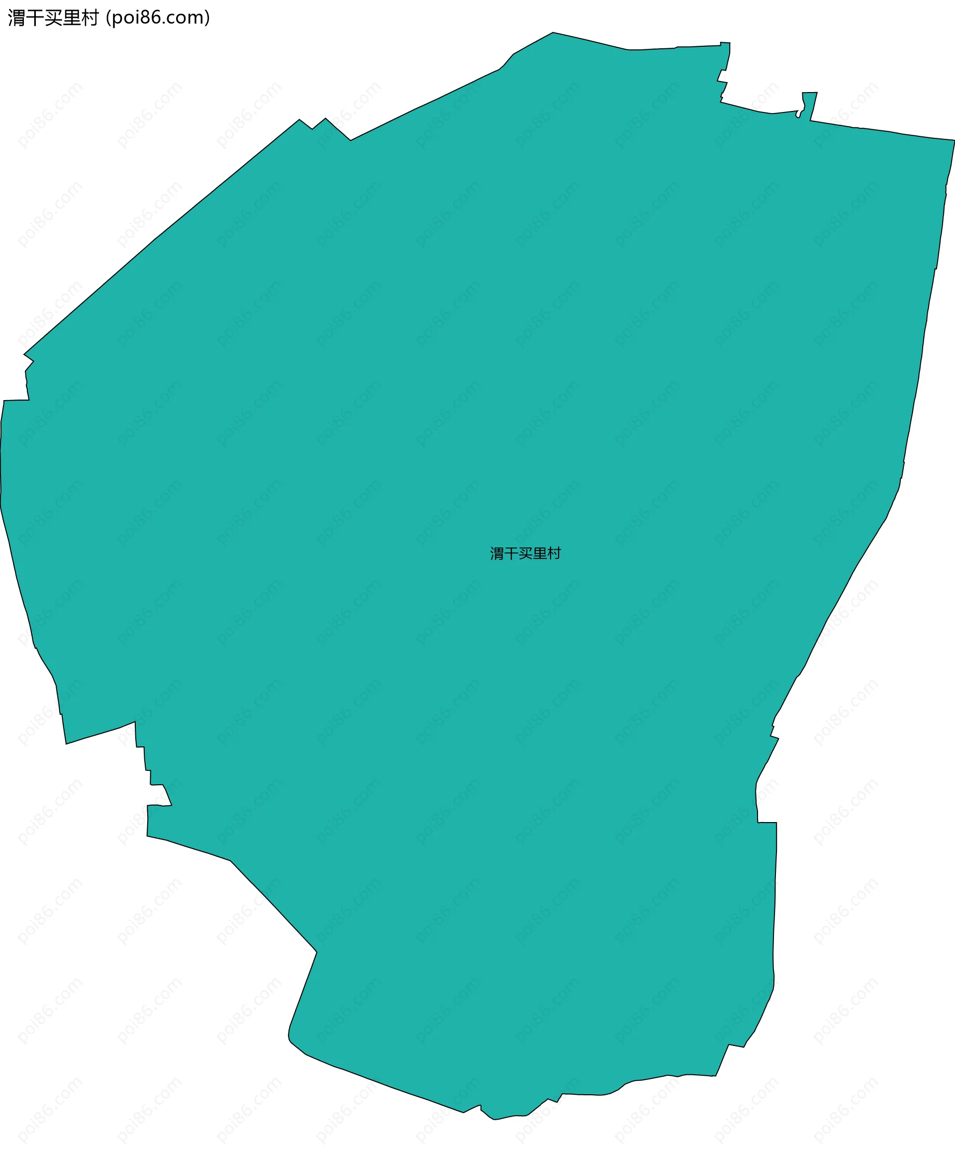 渭干买里村边界地图