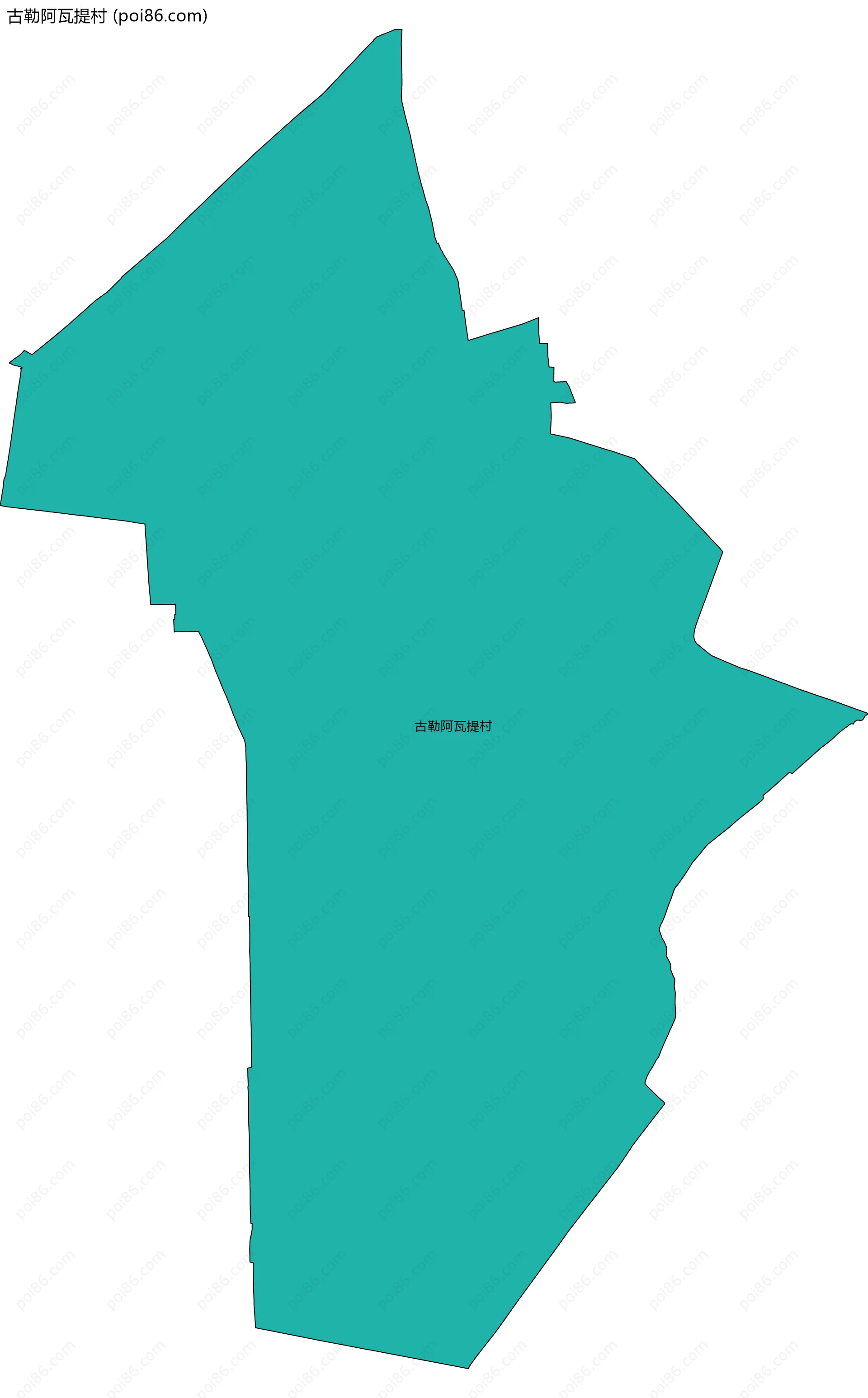 古勒阿瓦提村边界地图