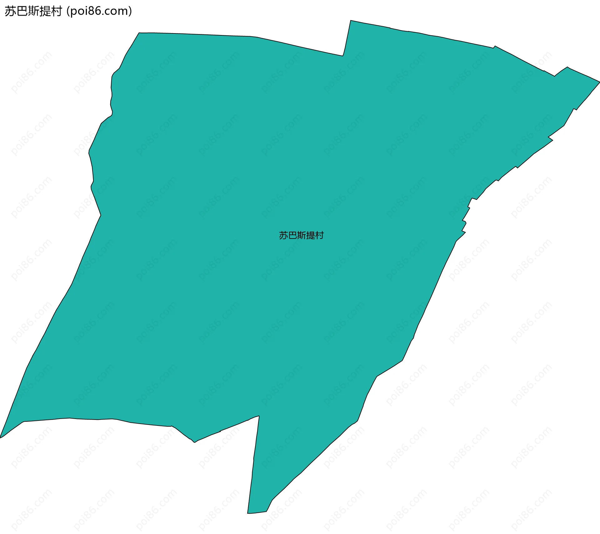 苏巴斯提村边界地图
