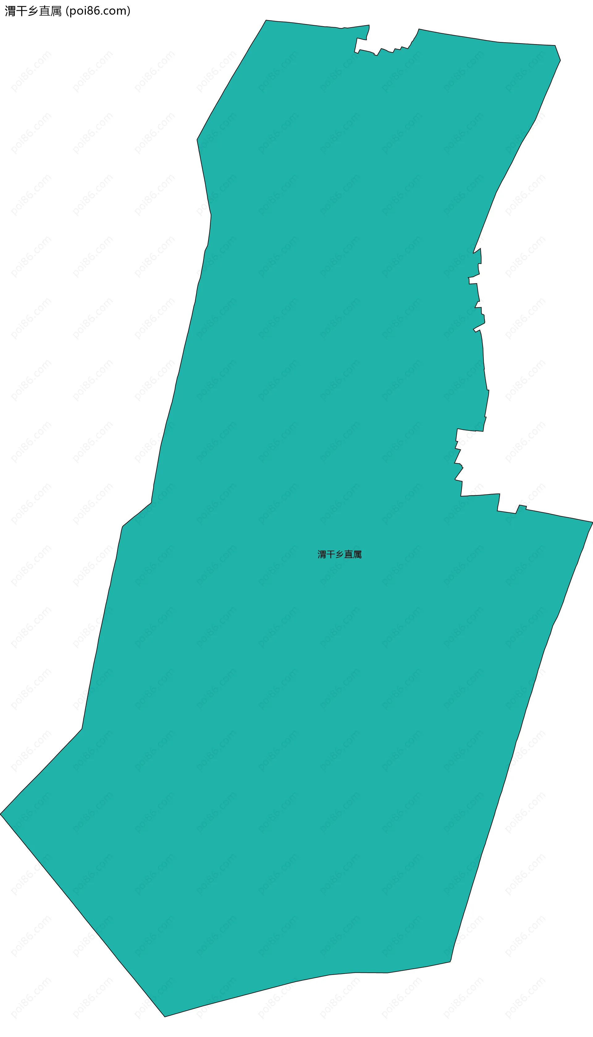 渭干乡直属边界地图