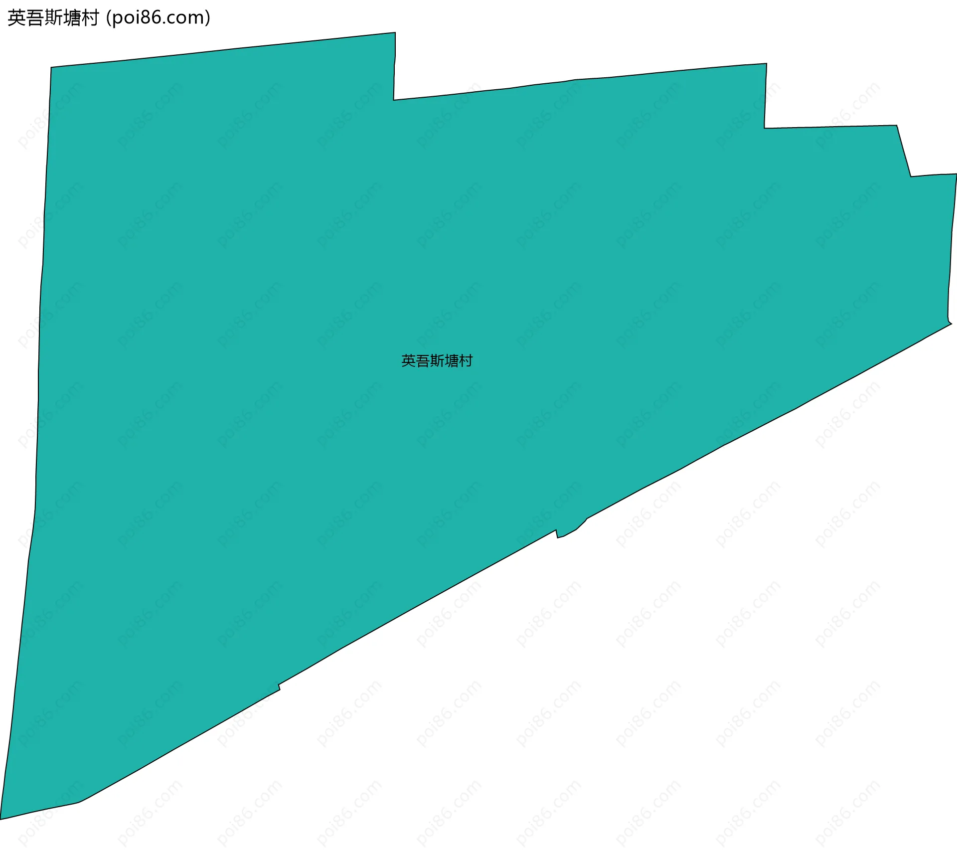 英吾斯塘村边界地图