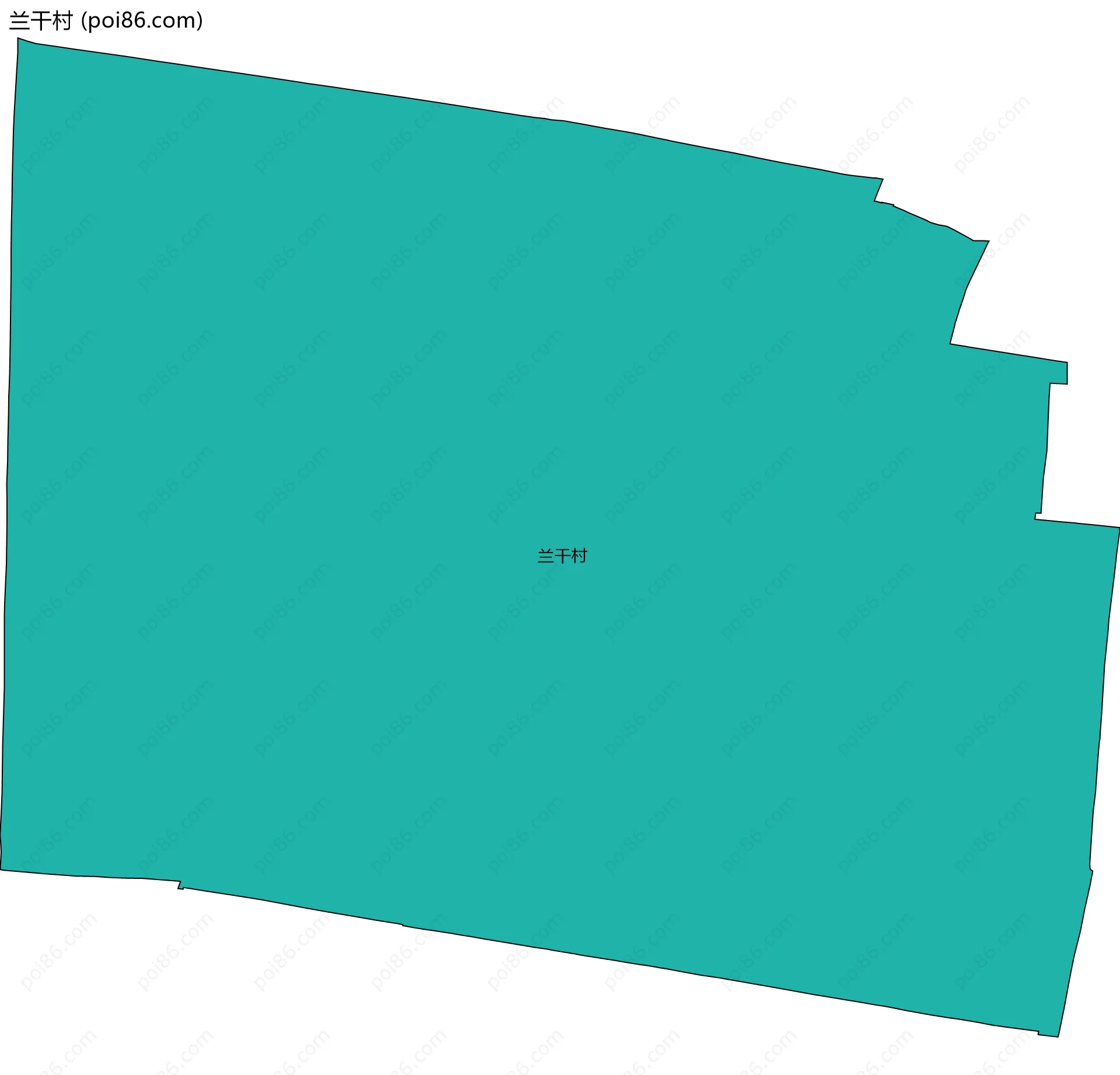 兰干村边界地图