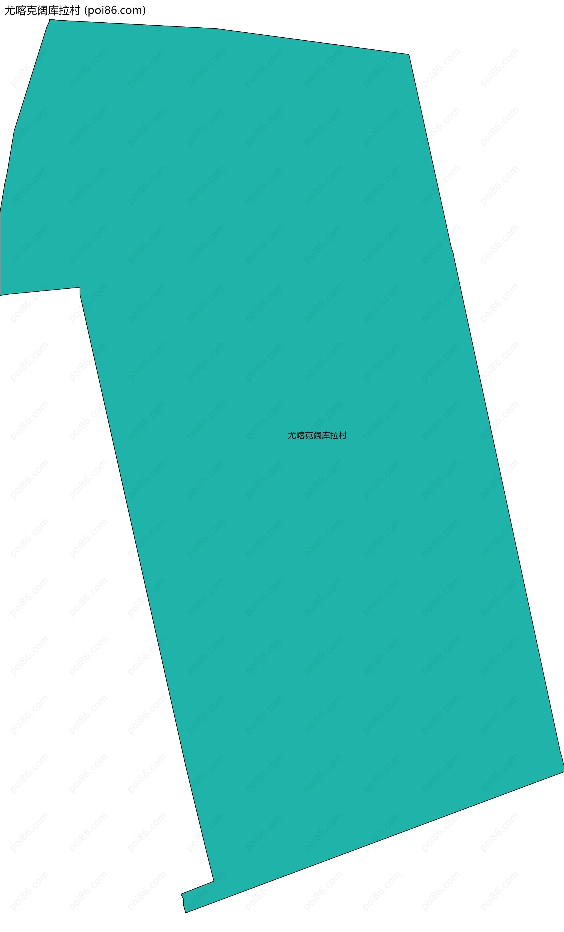 尤喀克阔库拉村边界地图