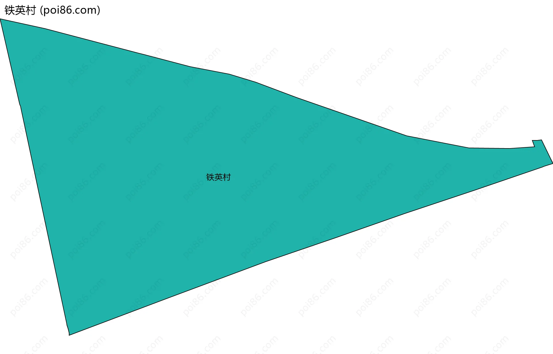 铁英村边界地图